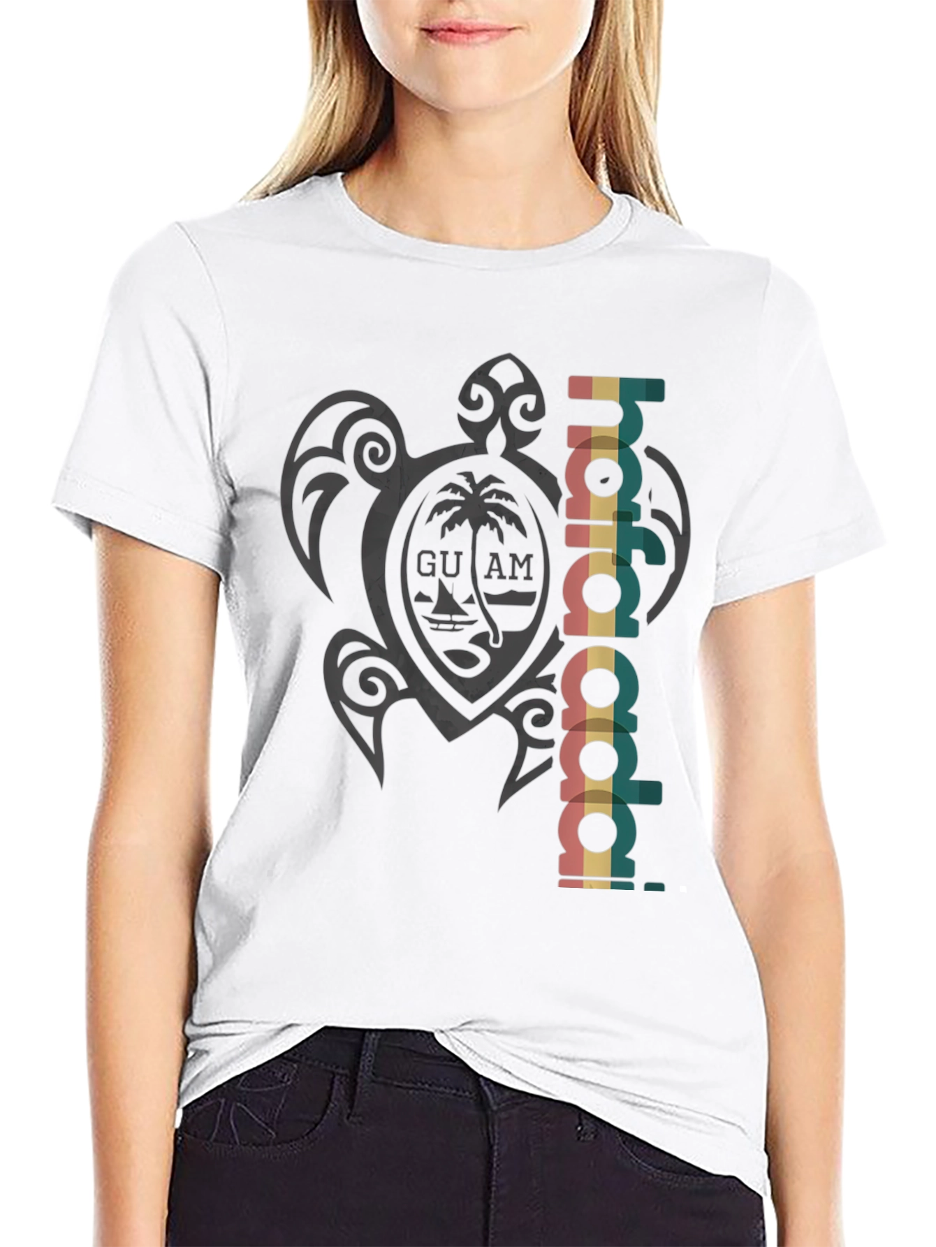 Guam Hafa Adai Turtle Tee - Island Style