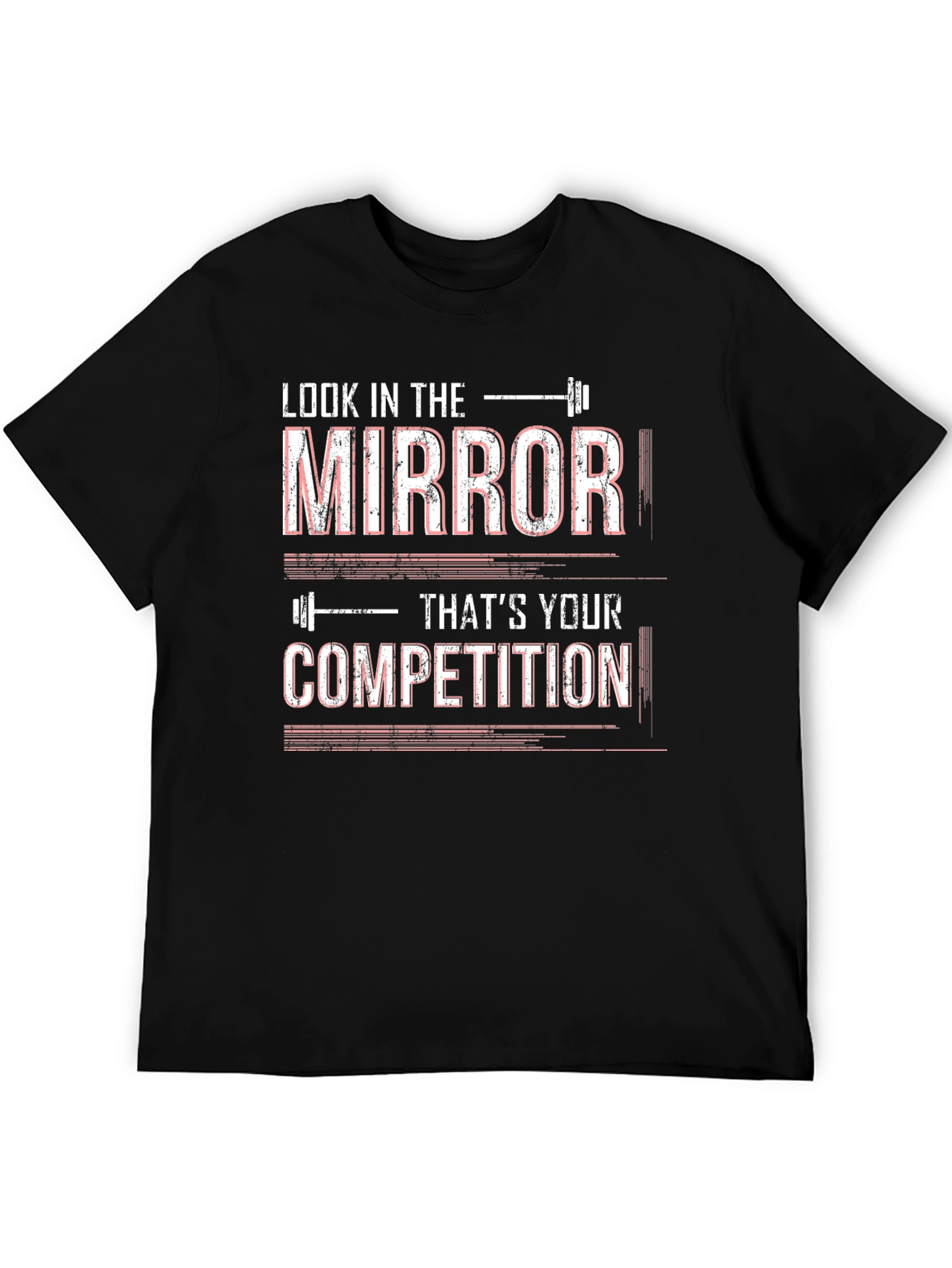 Mirror Competition Graphic Tee - Motivational Gym Shirt