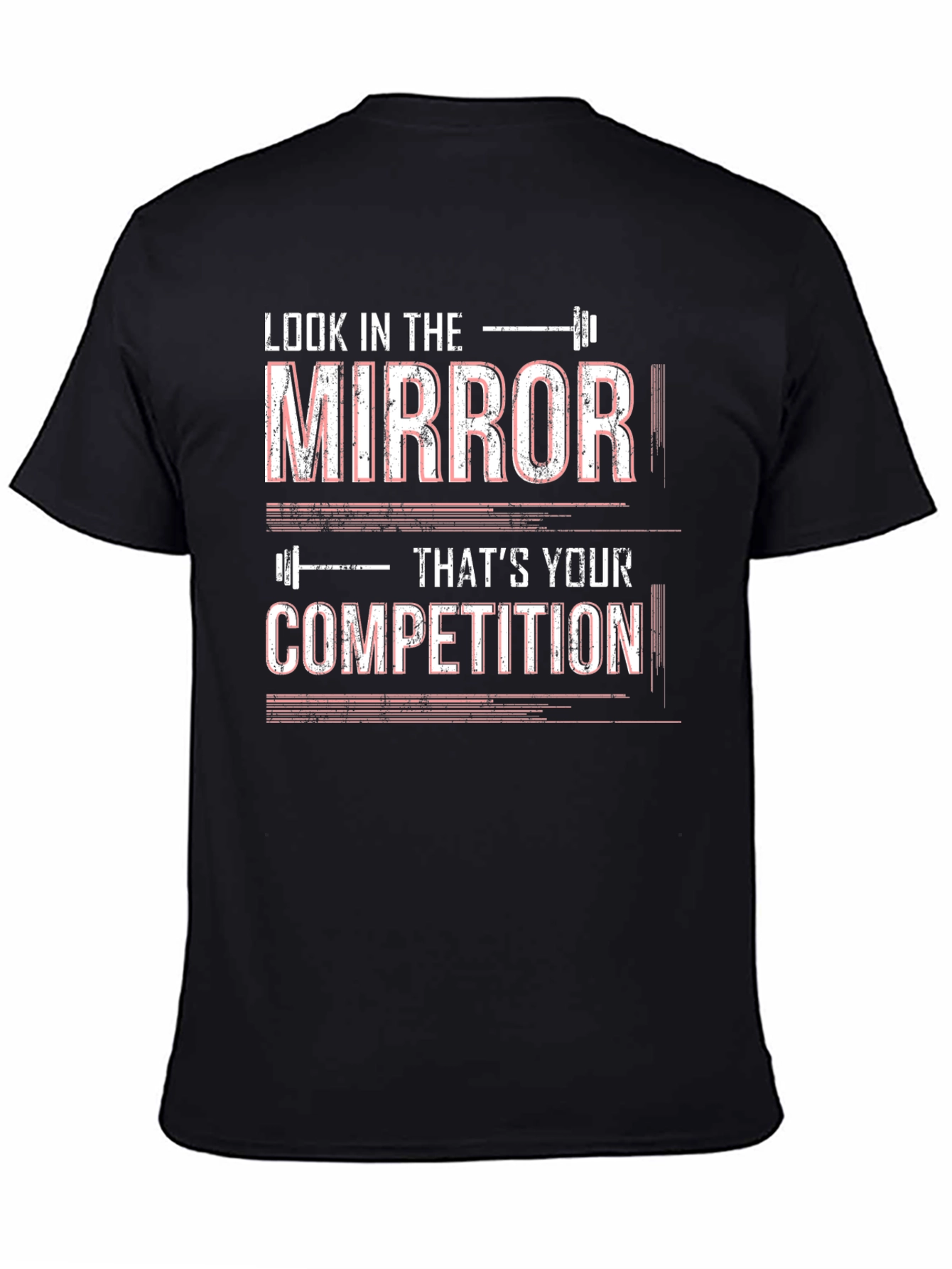 Mirror Competition Graphic Tee - Motivational Gym Shirt