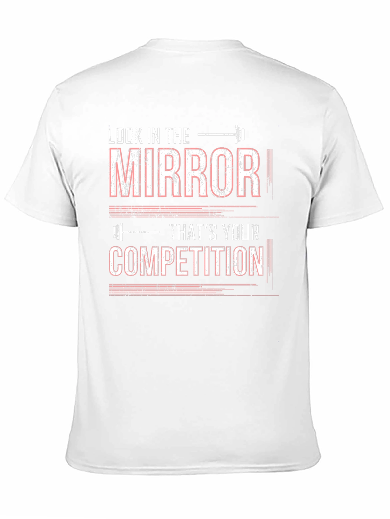 Mirror Competition Graphic Tee - Motivational Gym Shirt