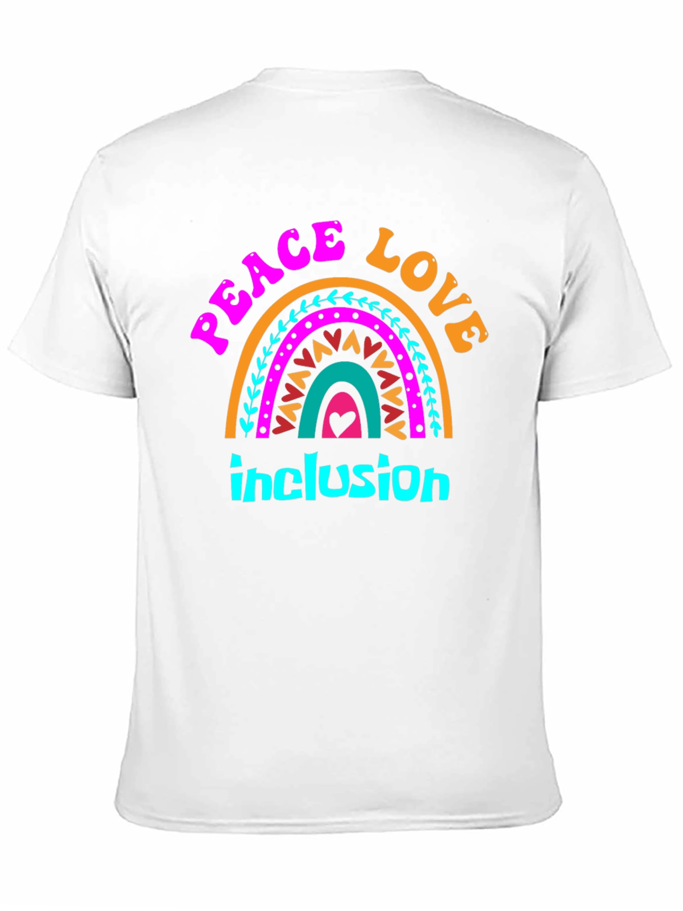 Peace Love Inclusion Graphic Tee