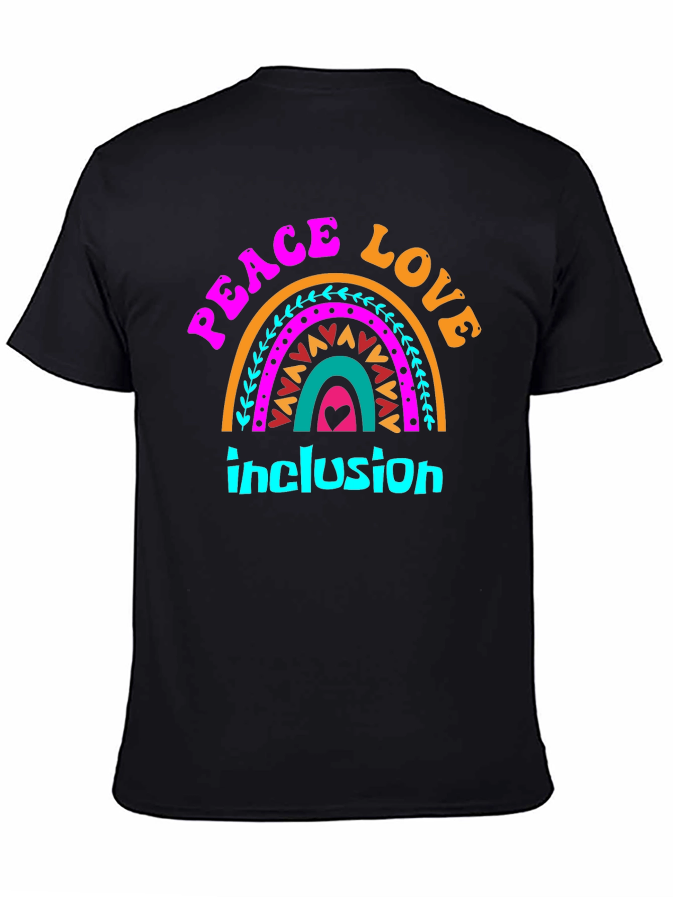 Peace Love Inclusion Graphic Tee