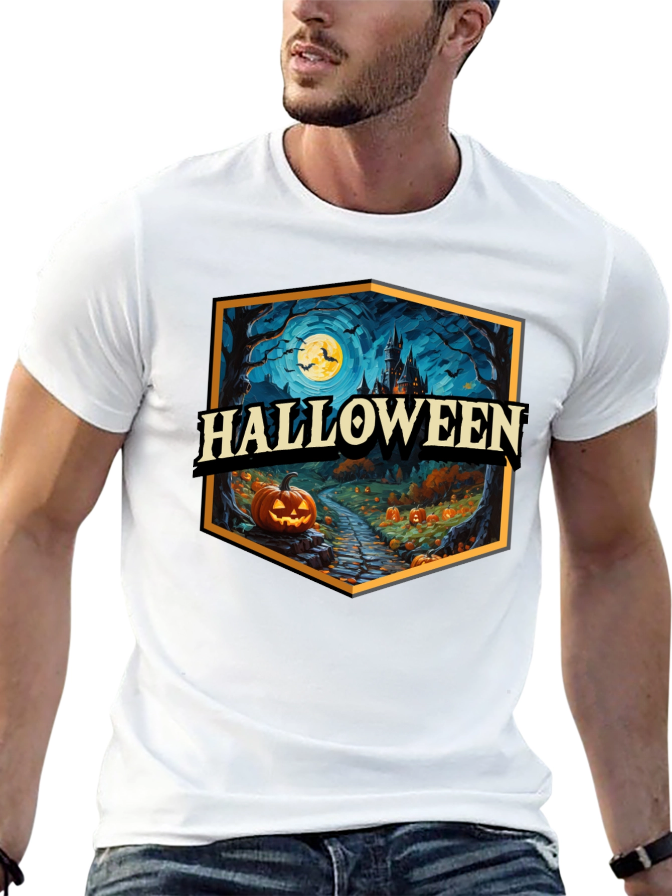 Halloween Graphic Tee Spooky Season Shirt
