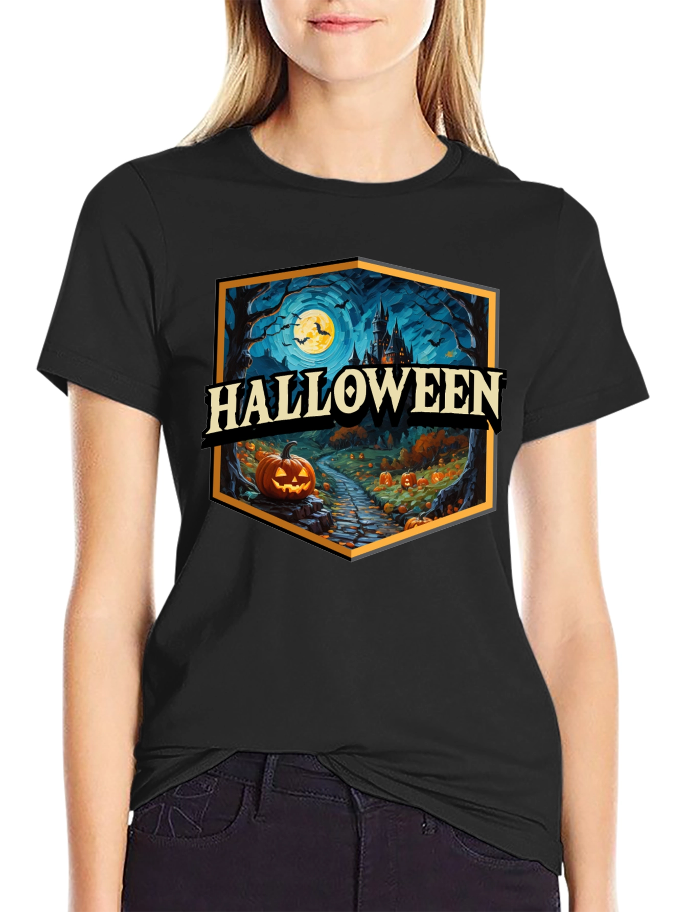 Halloween Graphic Tee Spooky Season Shirt