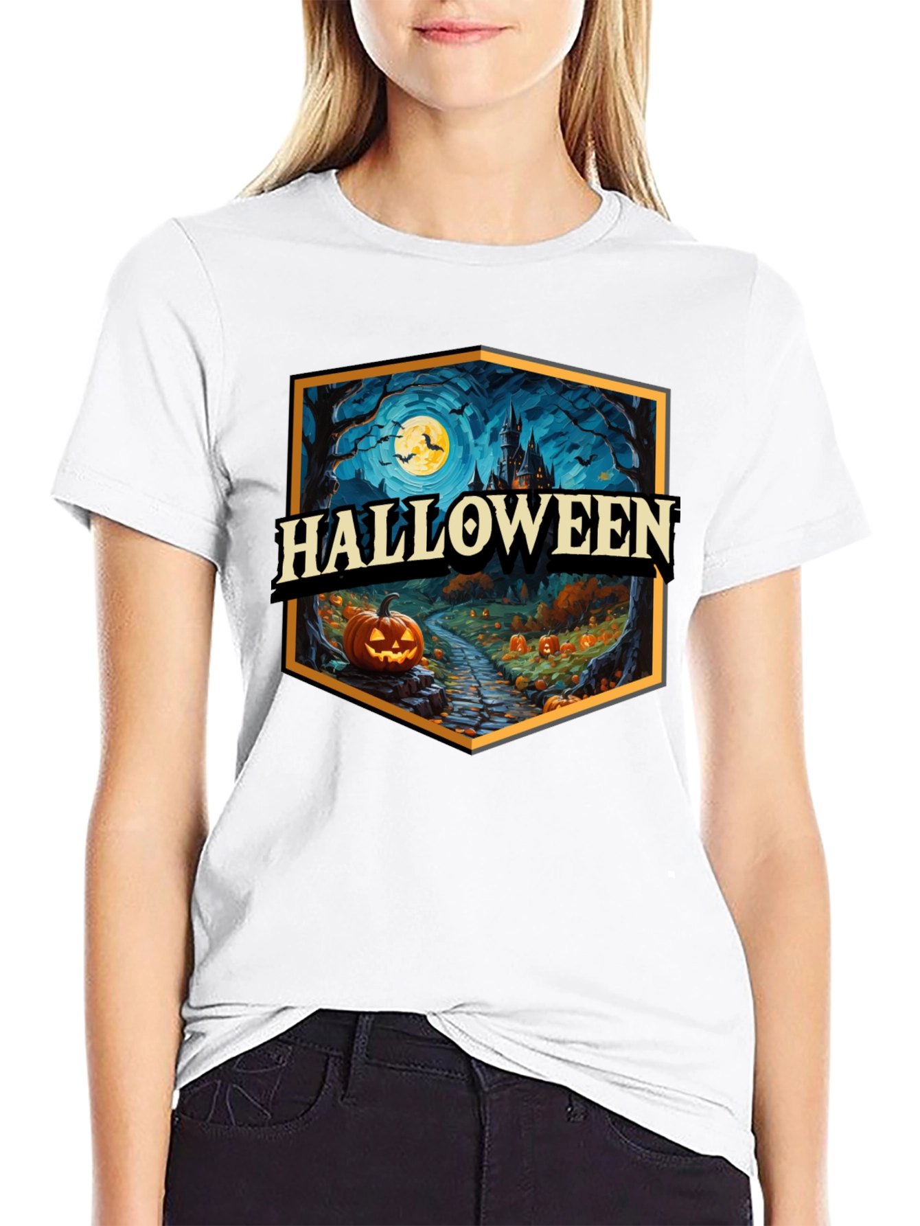 Halloween Graphic Tee Spooky Season Shirt