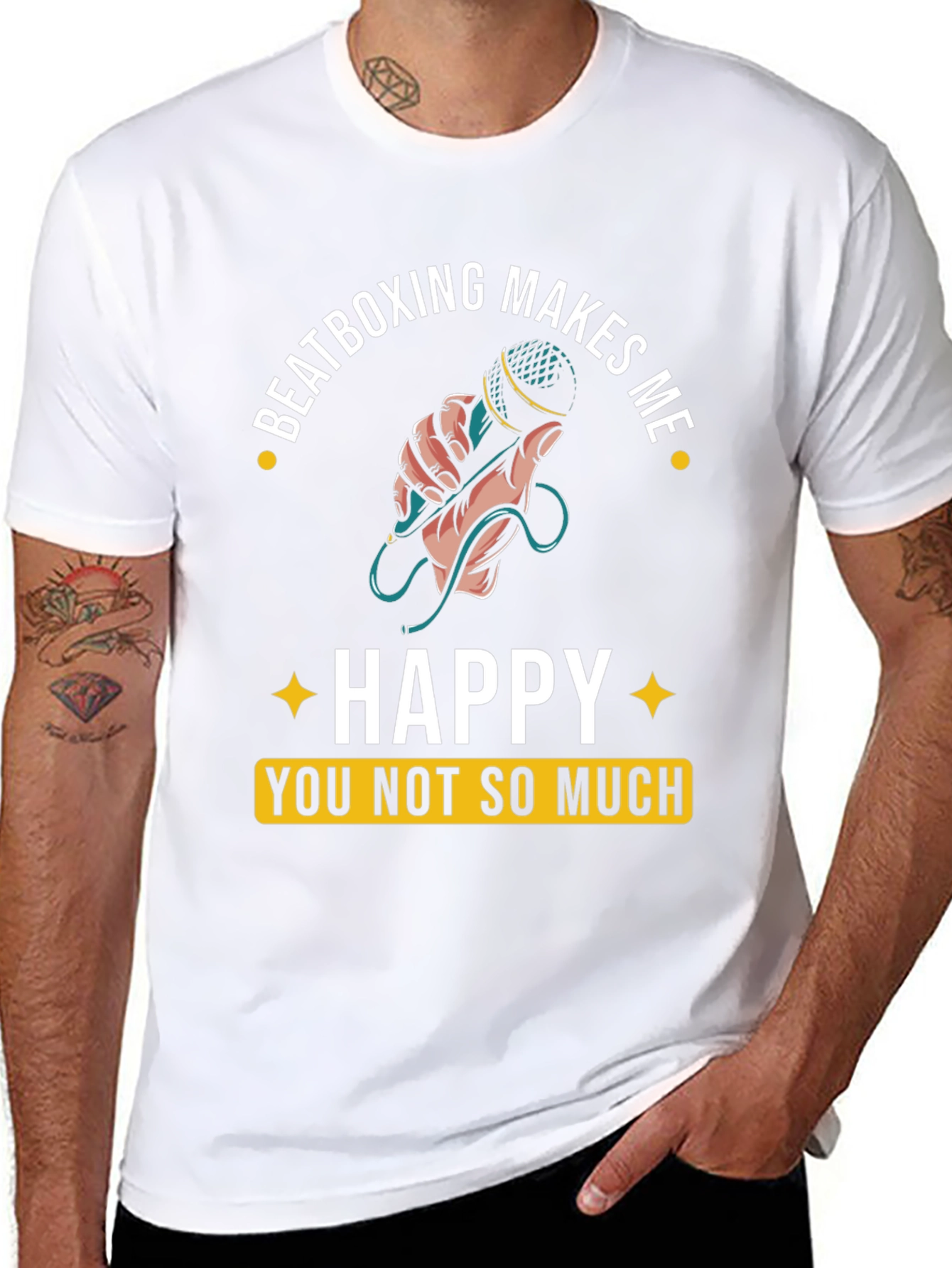 Beatboxing Makes Me Happy Graphic Tee