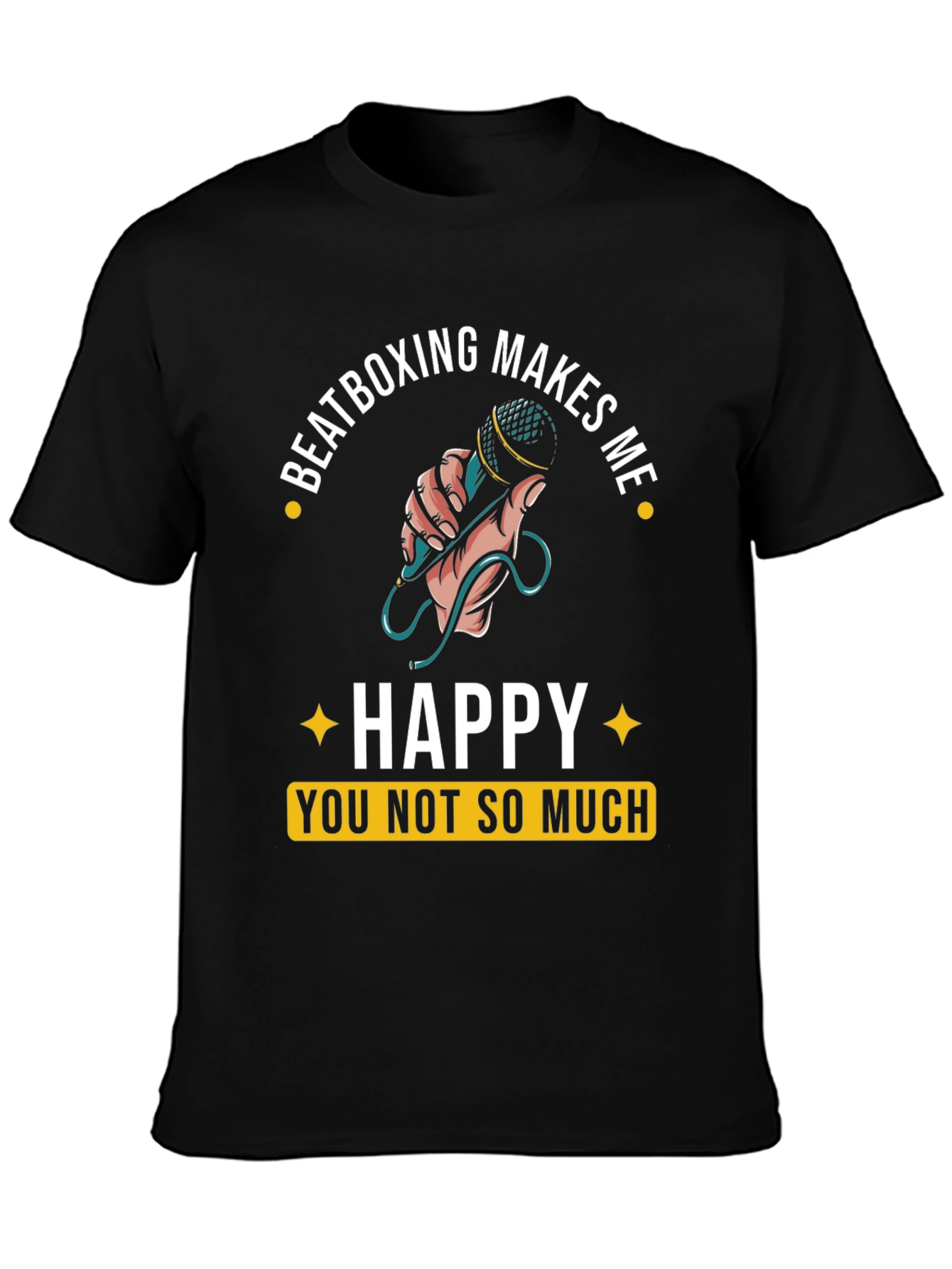 Beatboxing Makes Me Happy Graphic Tee