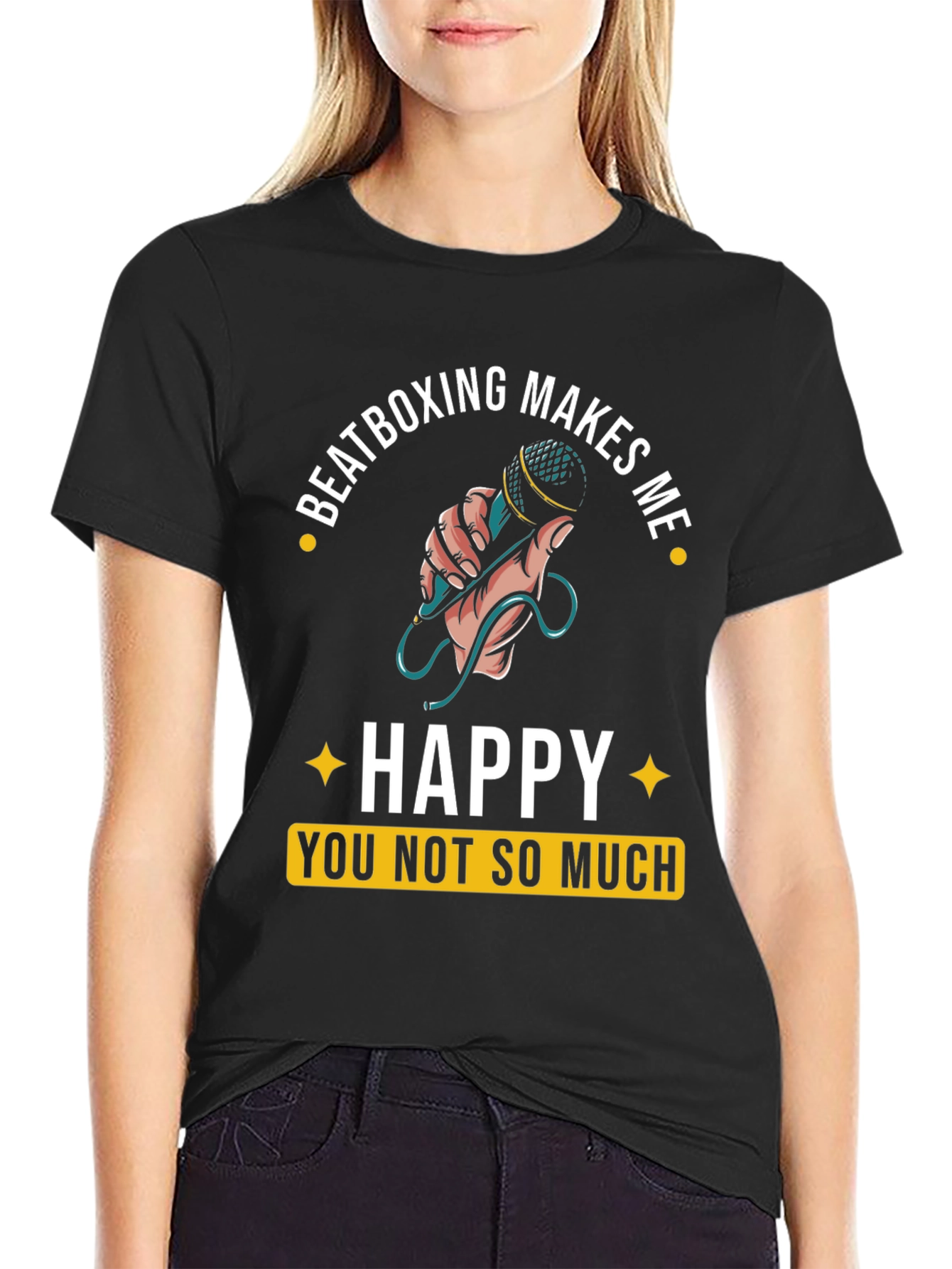 Beatboxing Makes Me Happy Graphic Tee