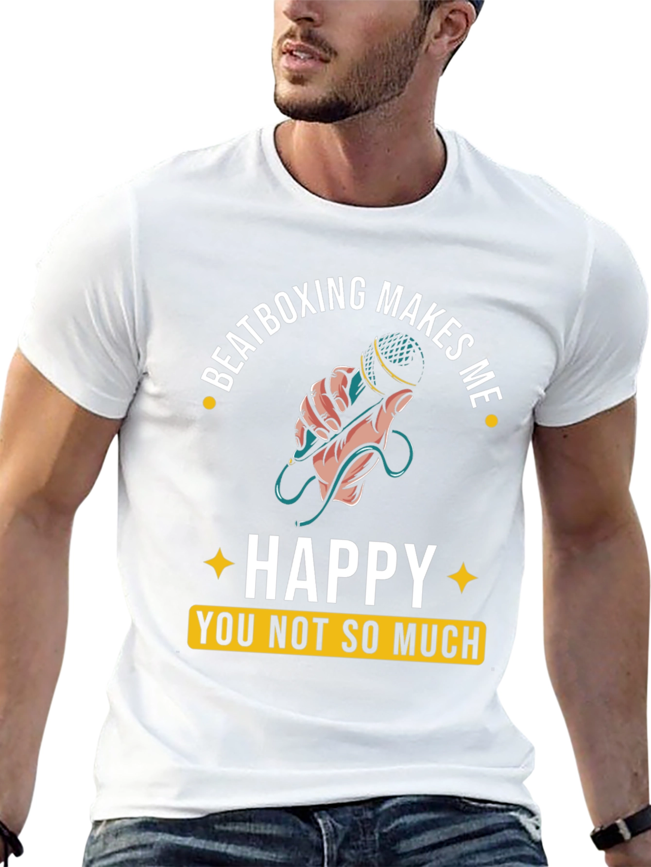 Beatboxing Makes Me Happy Graphic Tee
