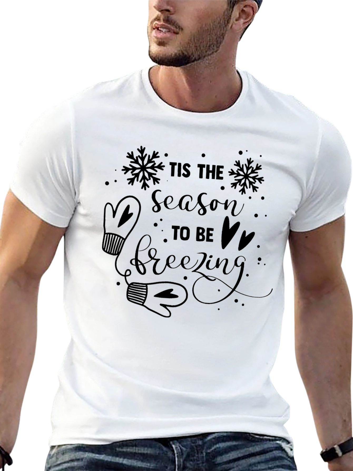 Tis The Season to be Freezing Graphic Tee