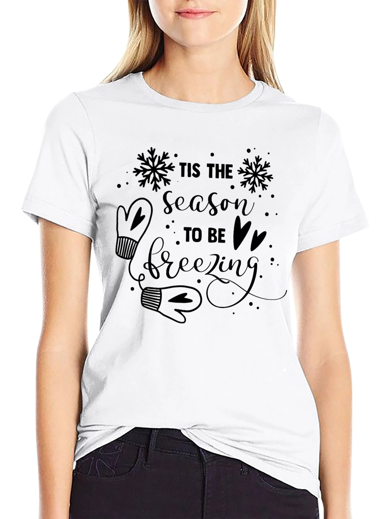Tis The Season to be Freezing Graphic Tee