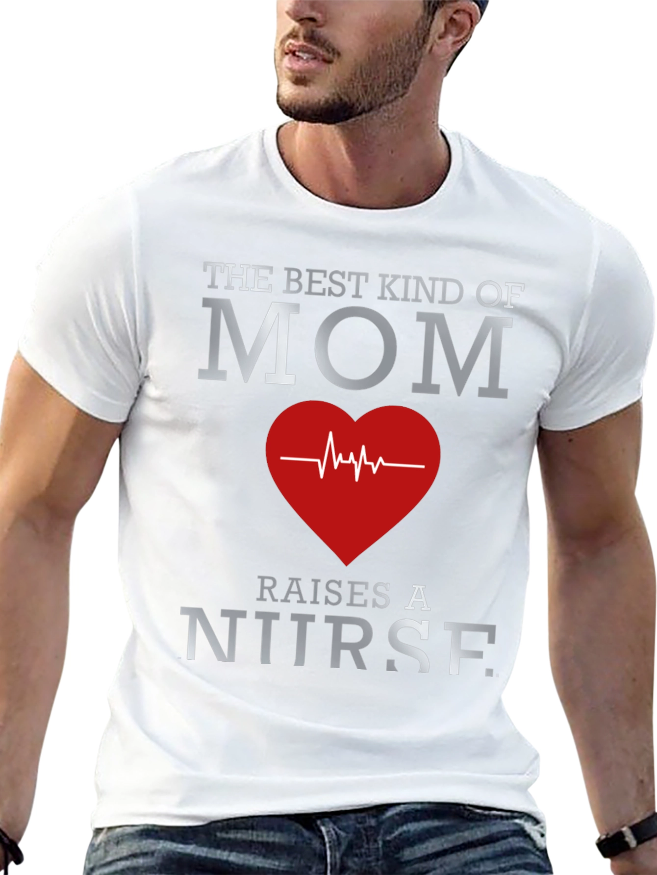 Best Mom Nurse Graphic T-Shirt