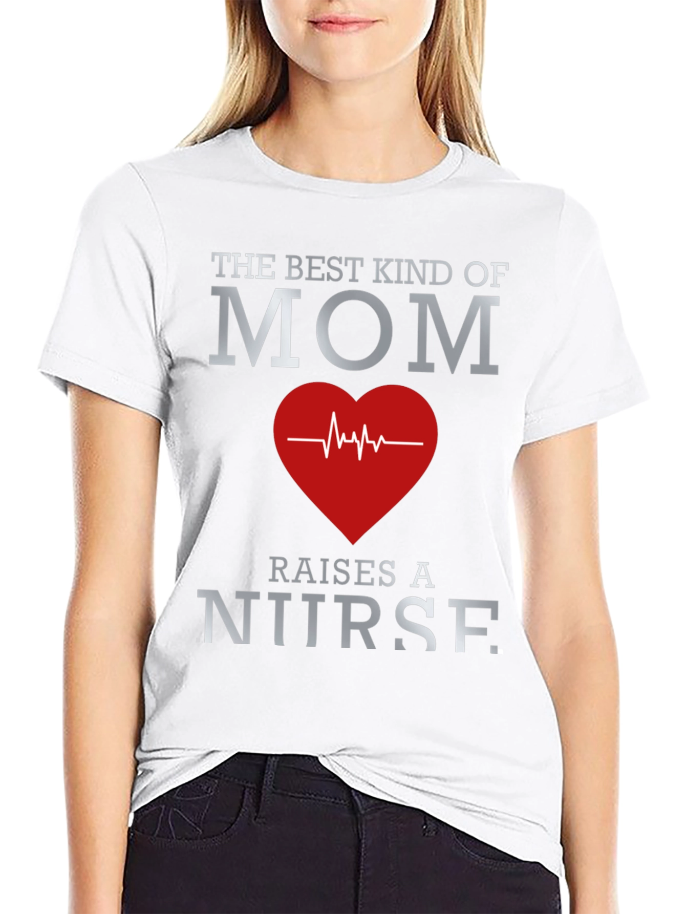 Best Mom Nurse Graphic T-Shirt