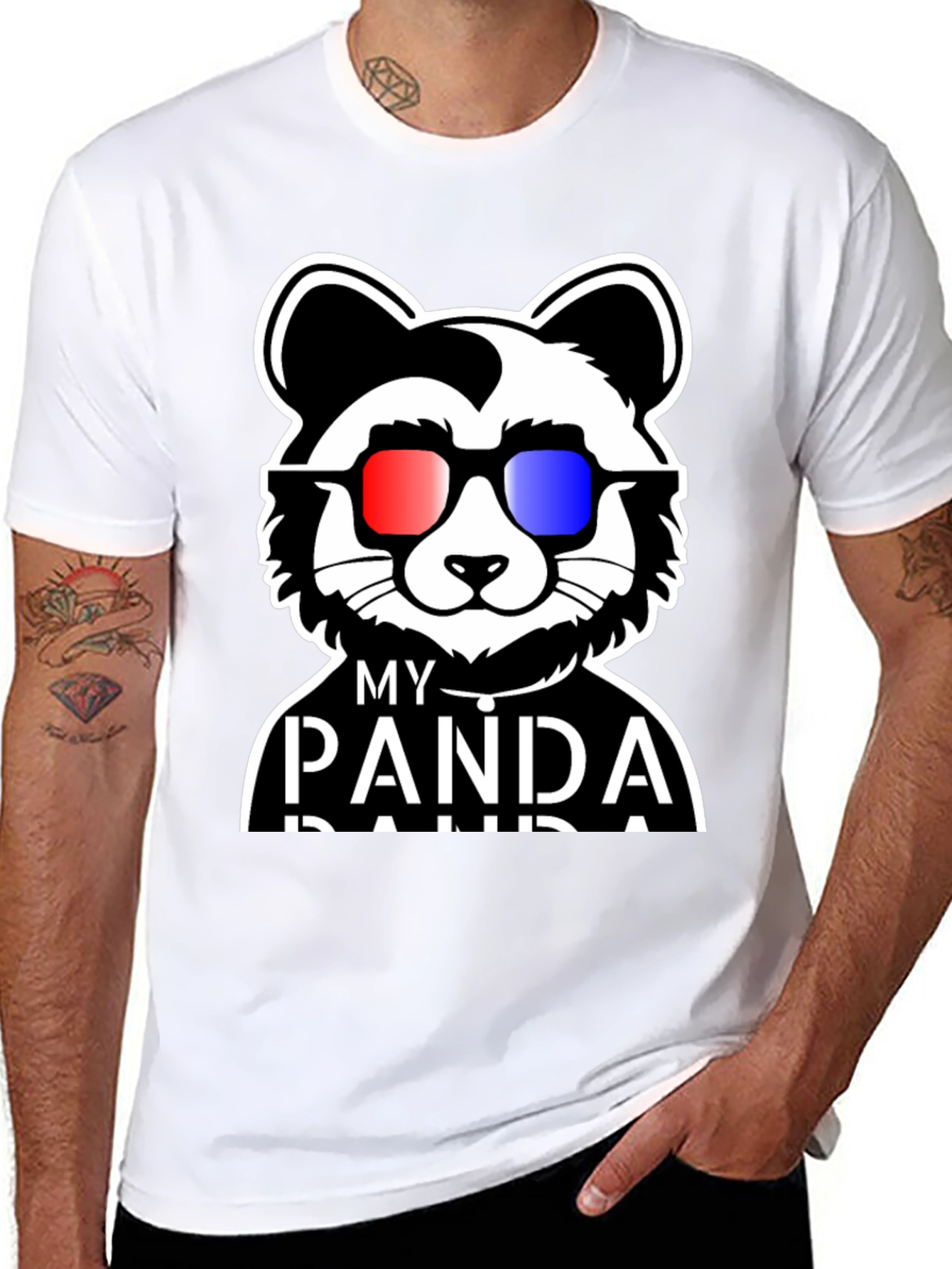 Cool Panda T-Shirt - My Panda Design