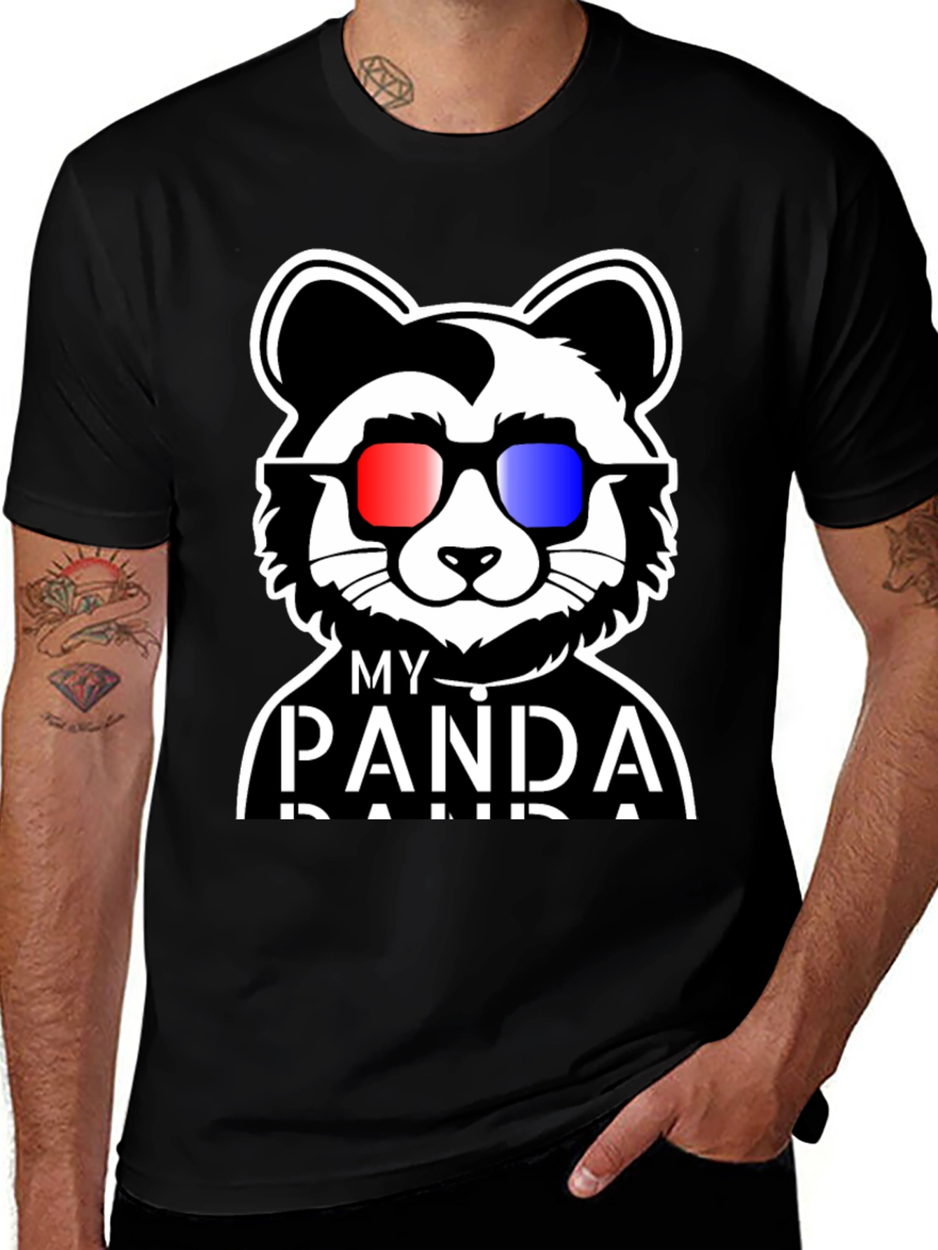 Cool Panda T-Shirt - My Panda Design