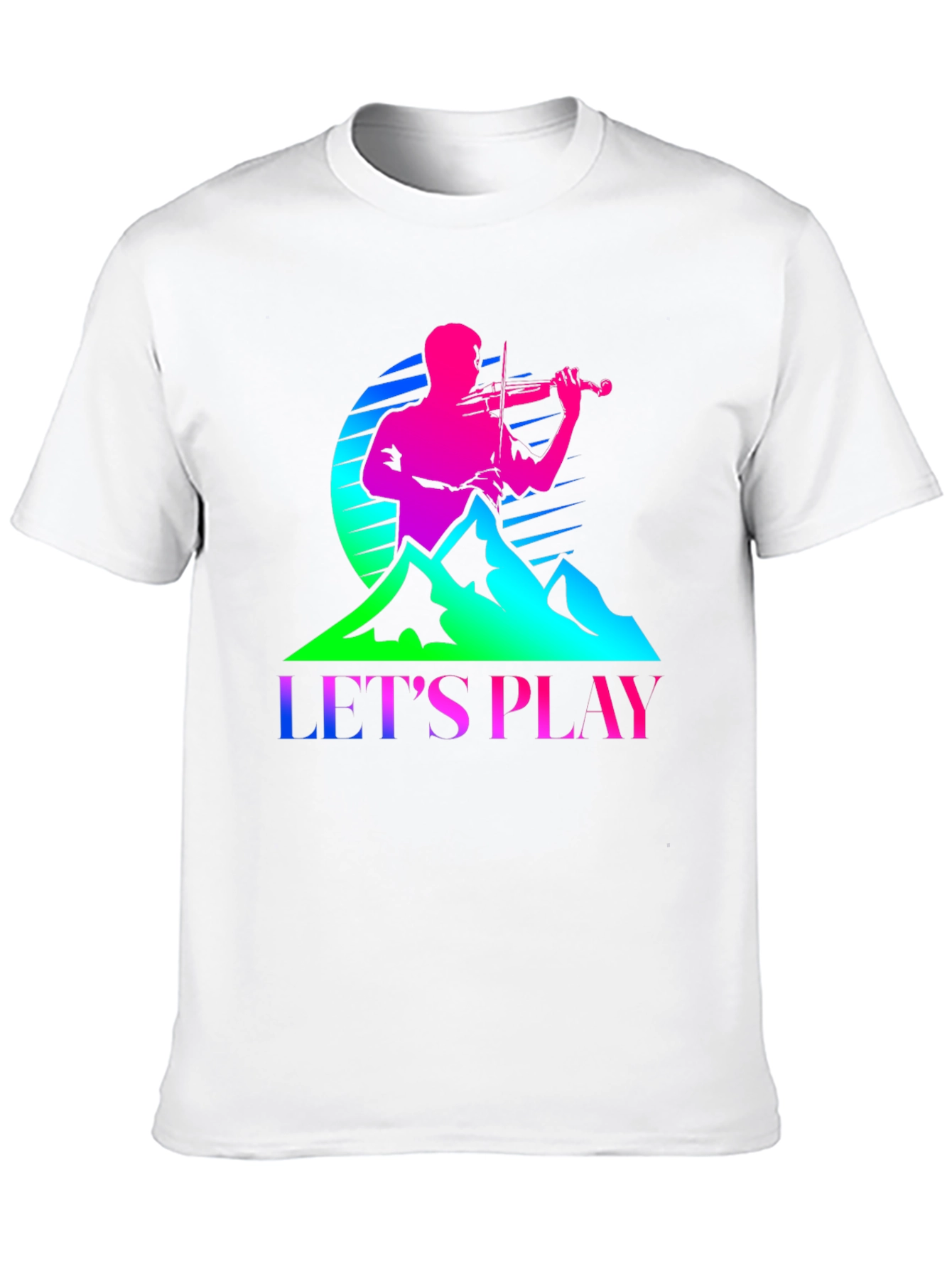 Lets Play Violin Sunset T-Shirt