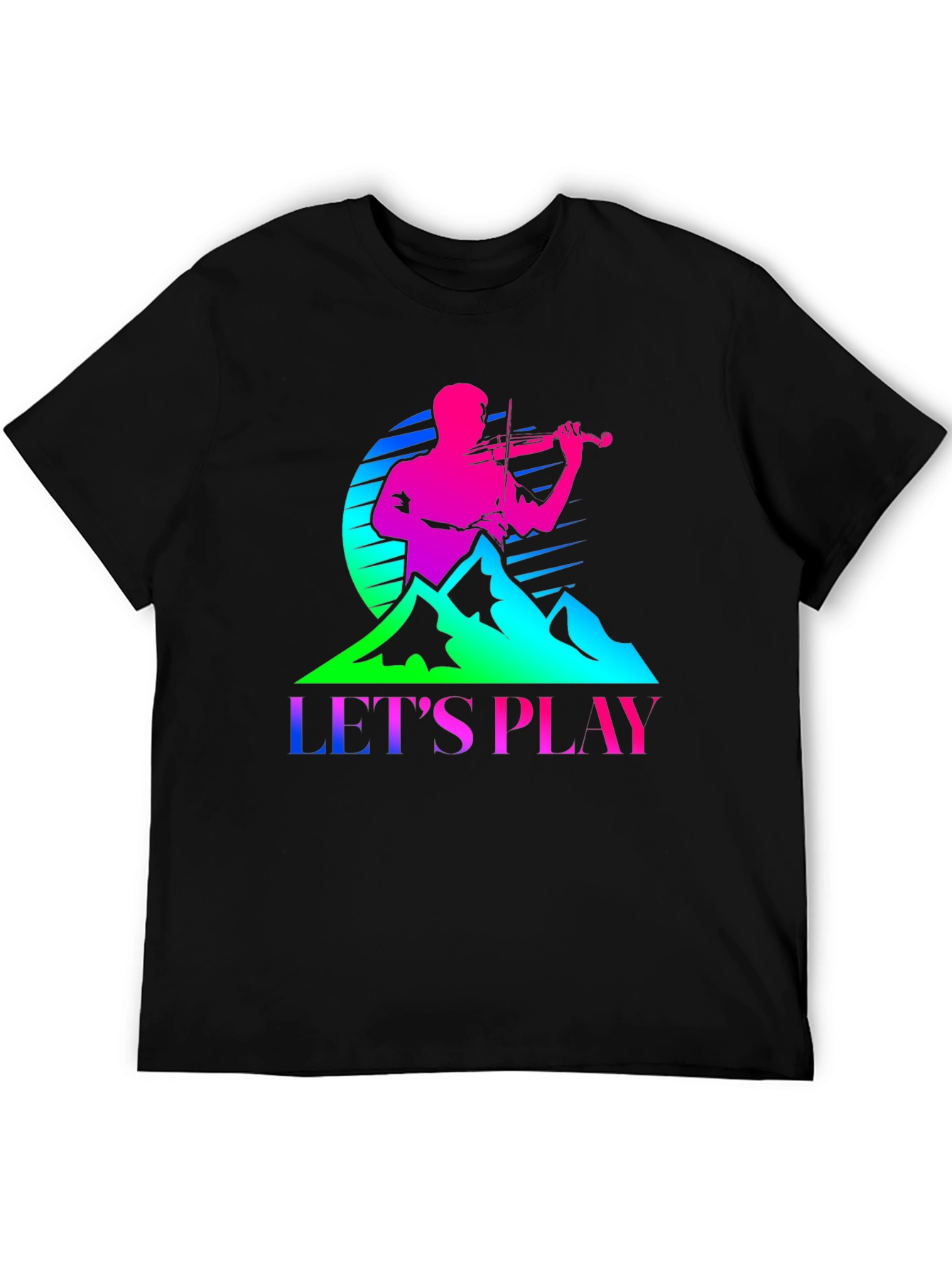 Lets Play Violin Sunset T-Shirt