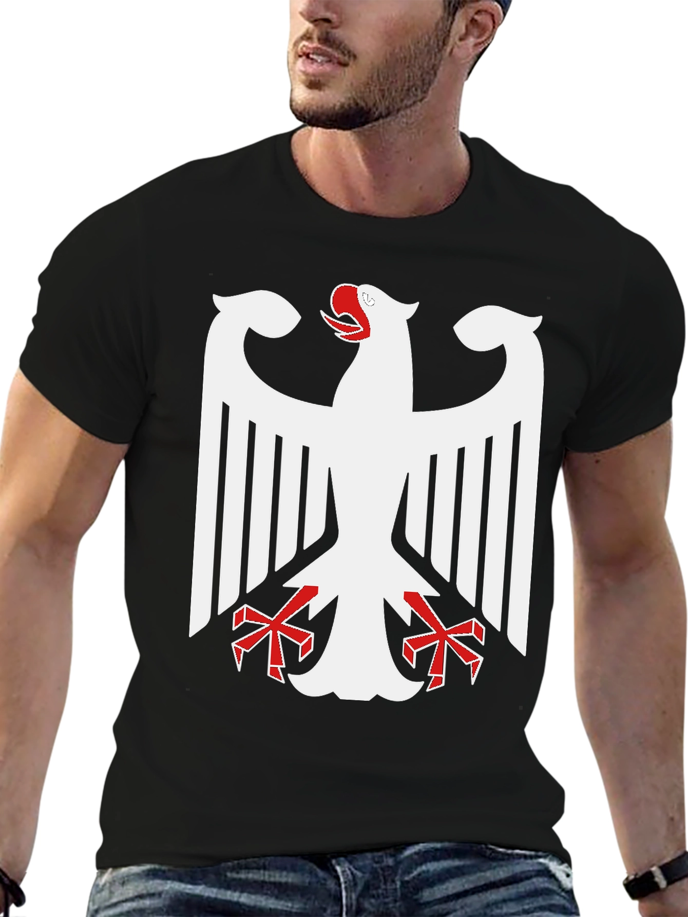 German Eagle Emblem Graphic T-Shirt