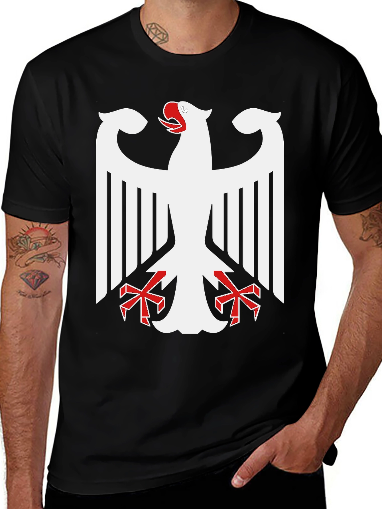German Eagle Emblem Graphic T-Shirt