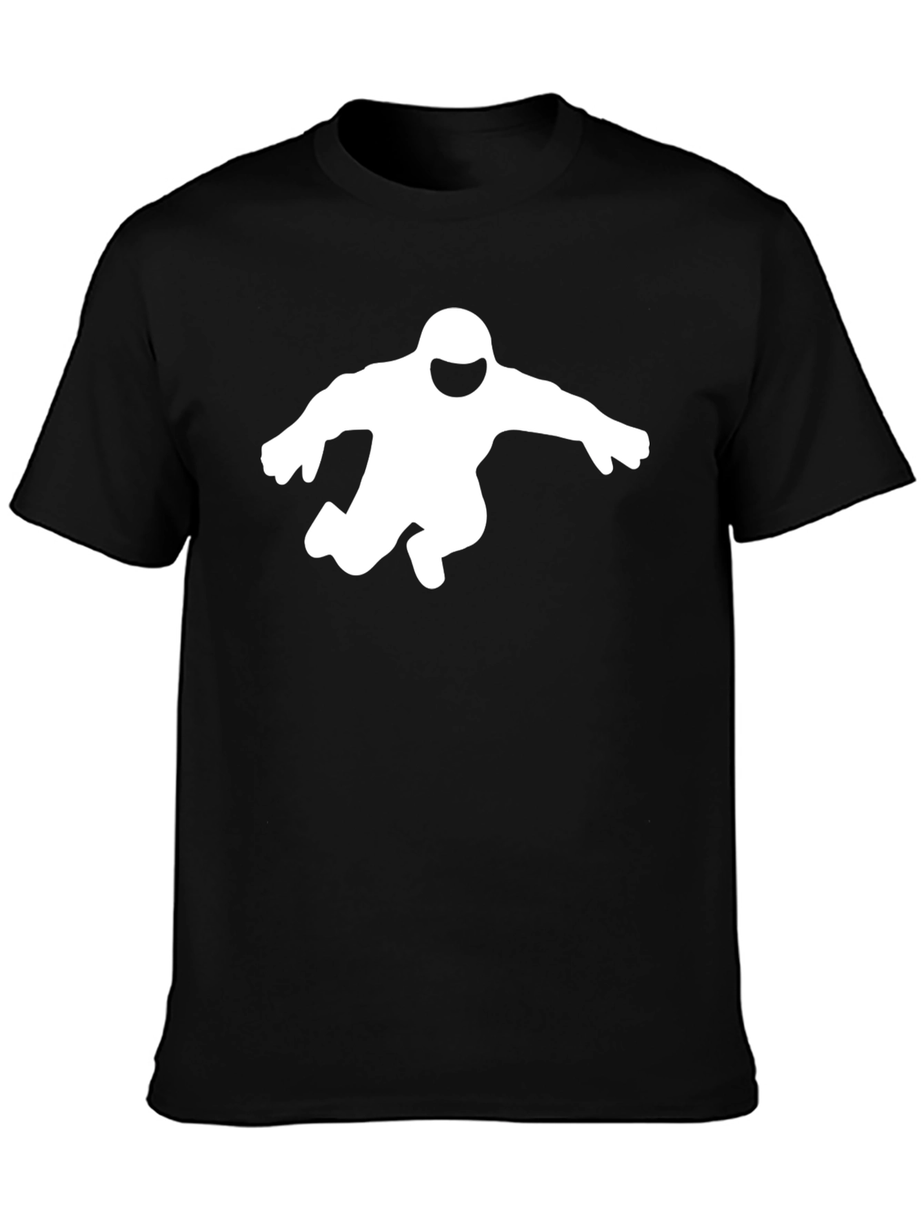 Retro Spaceman Black T-Shirt