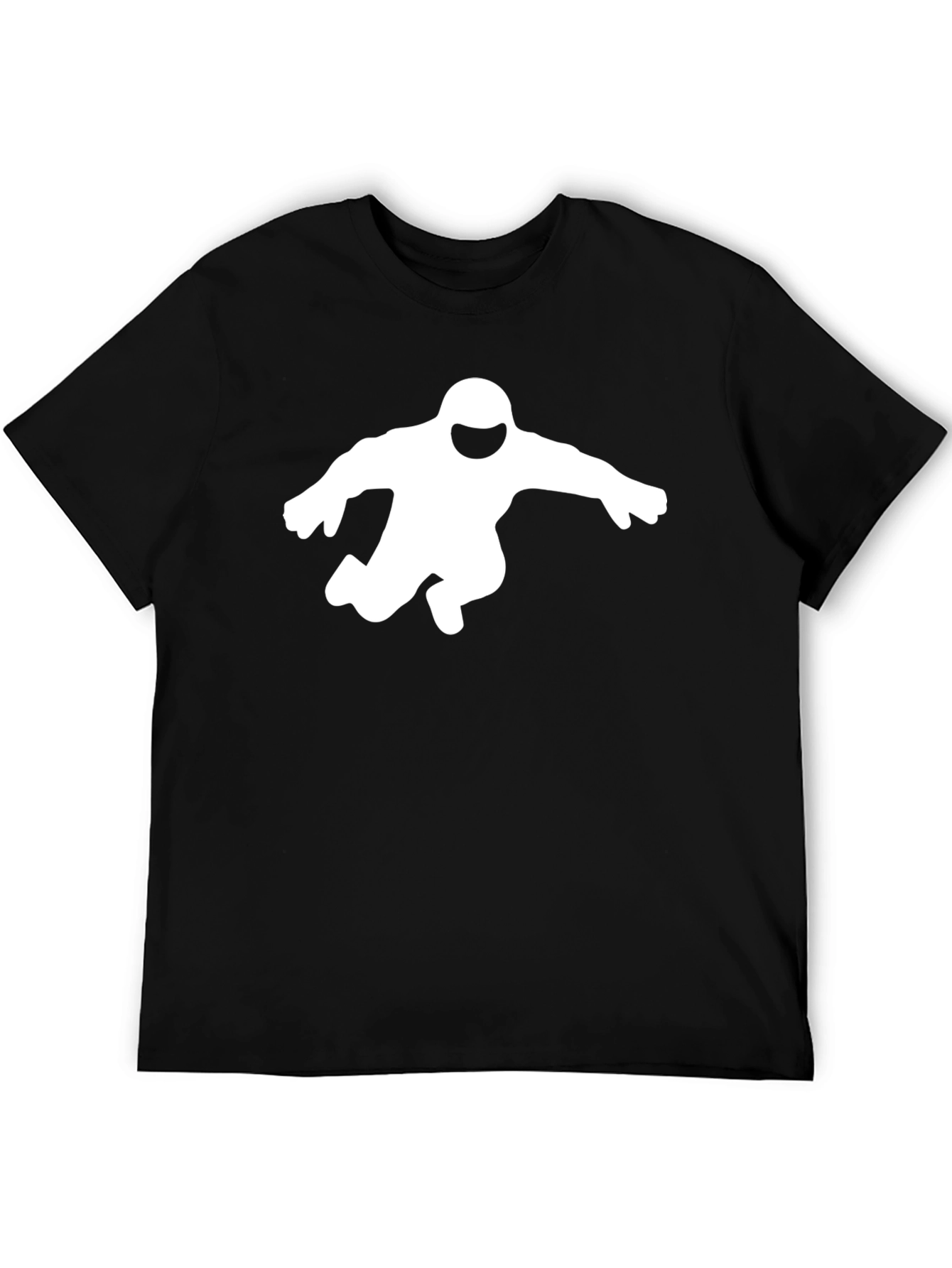 Retro Spaceman Black T-Shirt