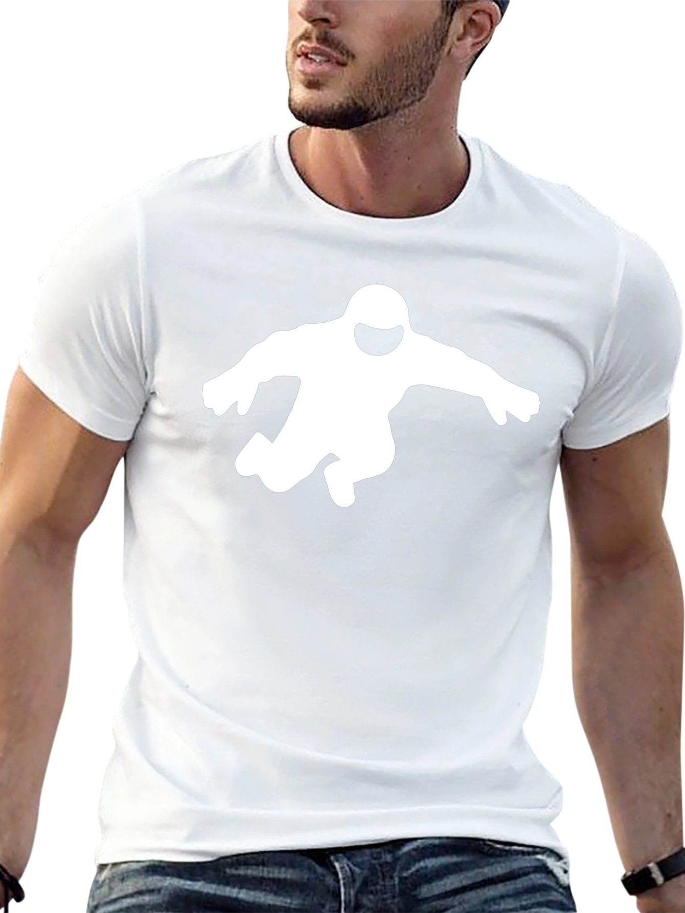 Retro Spaceman Black T-Shirt