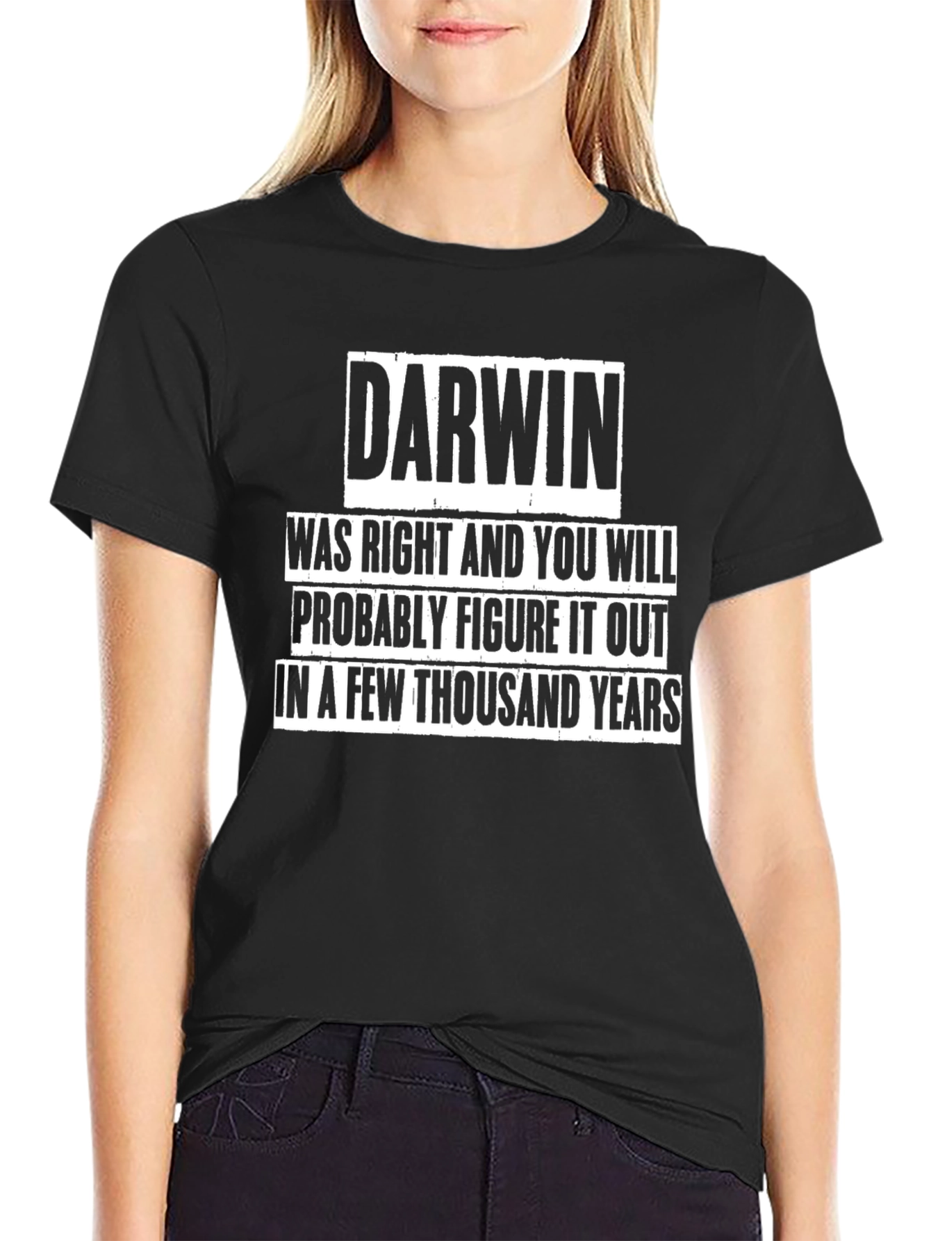 Darwin Was Right T-Shirt Funny Evolution Tee