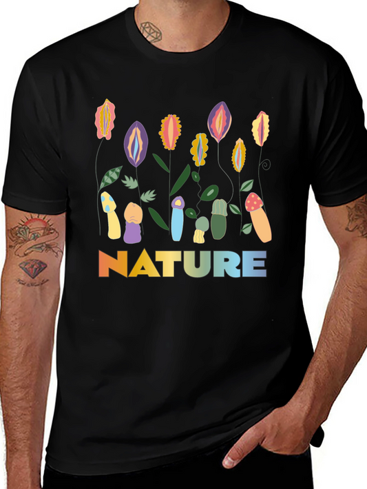 Nature Graphic T-Shirt: Adult Humor Tee