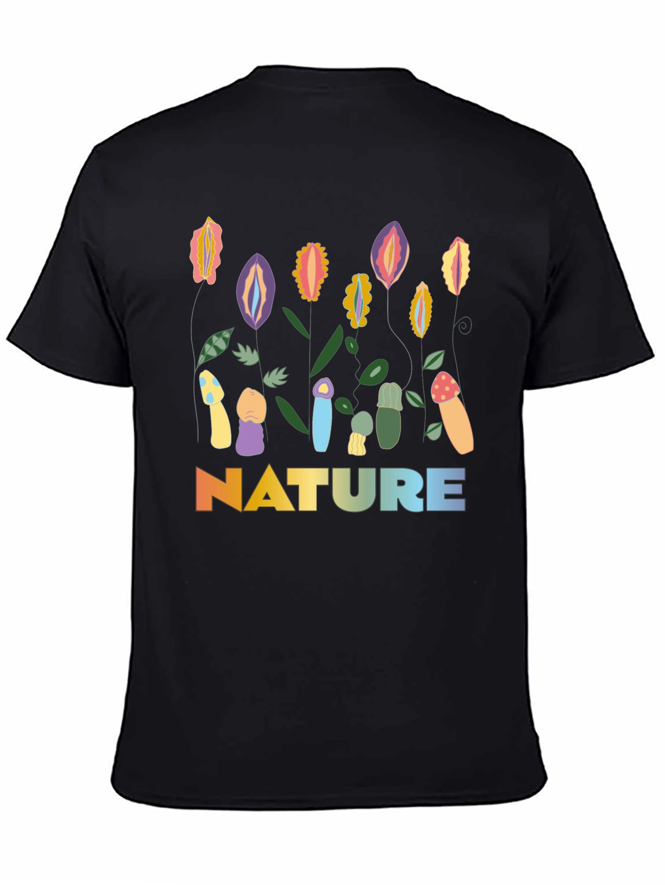 Nature Graphic T-Shirt: Adult Humor Tee