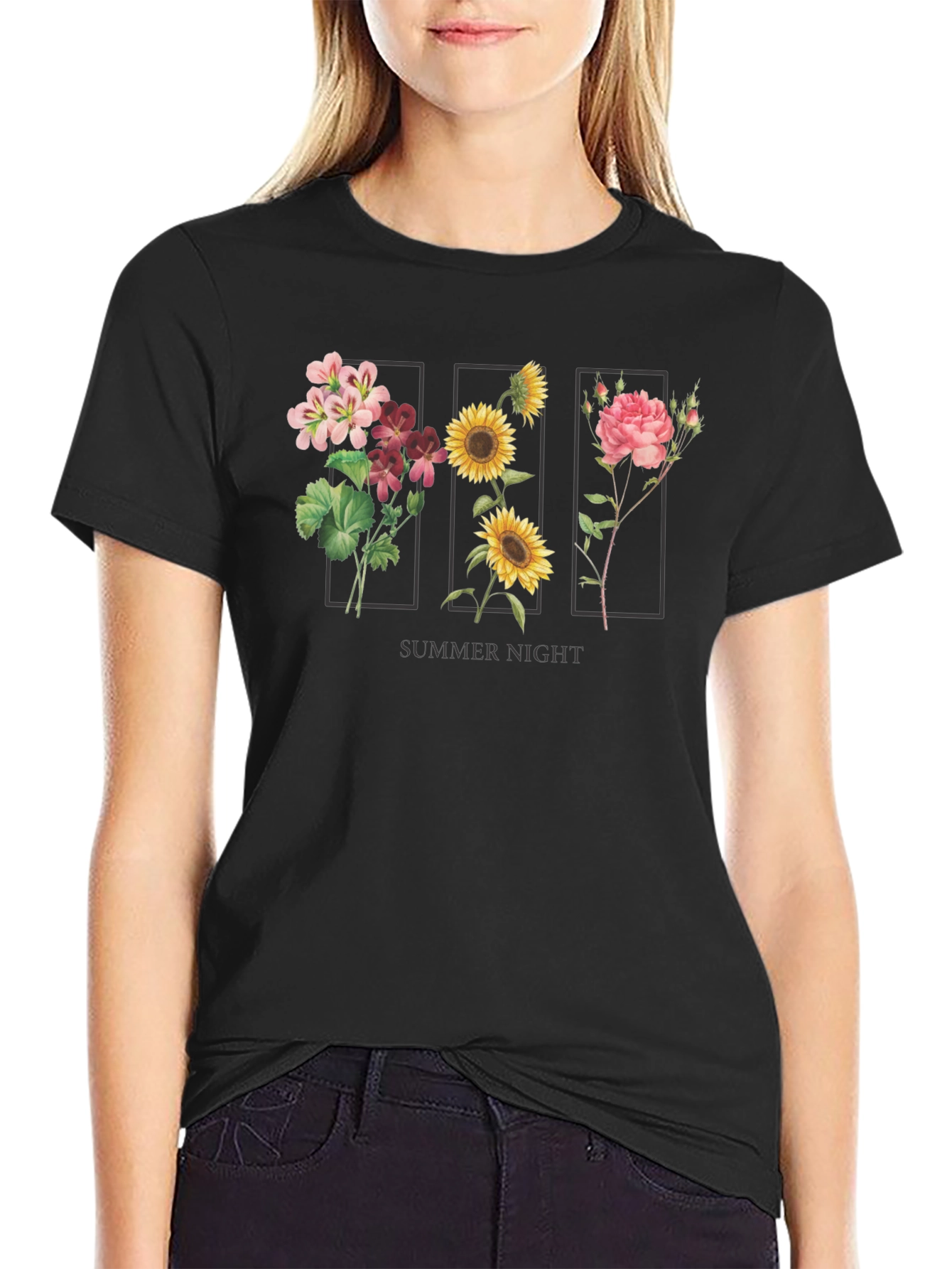 Floral Summer Night T-Shirt