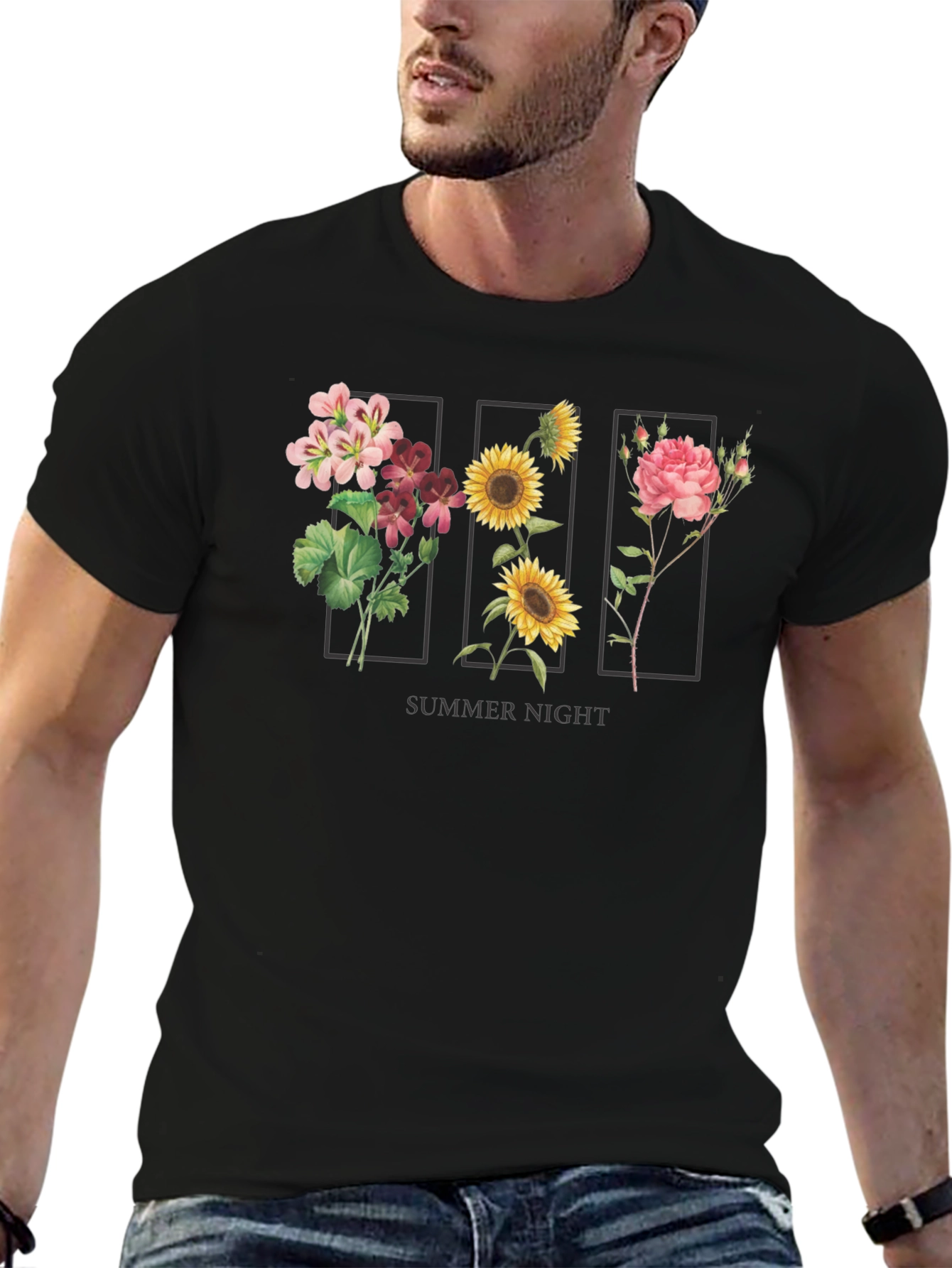Floral Summer Night T-Shirt