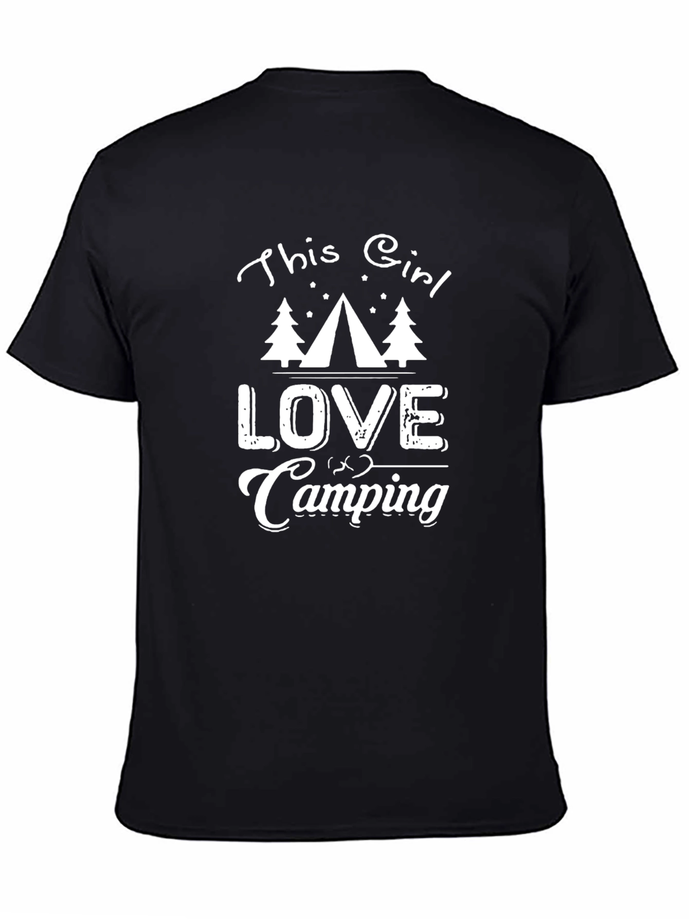 This Girl Loves Camping Graphic Tee