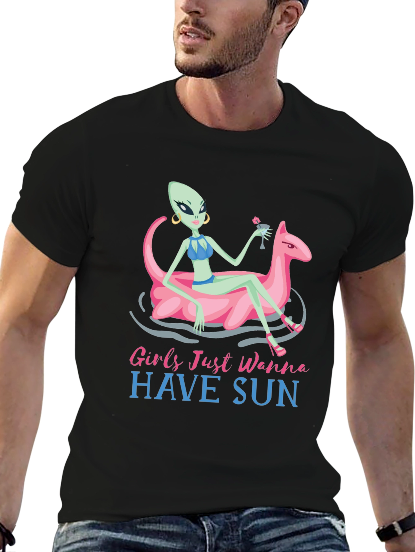 Girls Just Wanna Have Sun Alien T-Shirt