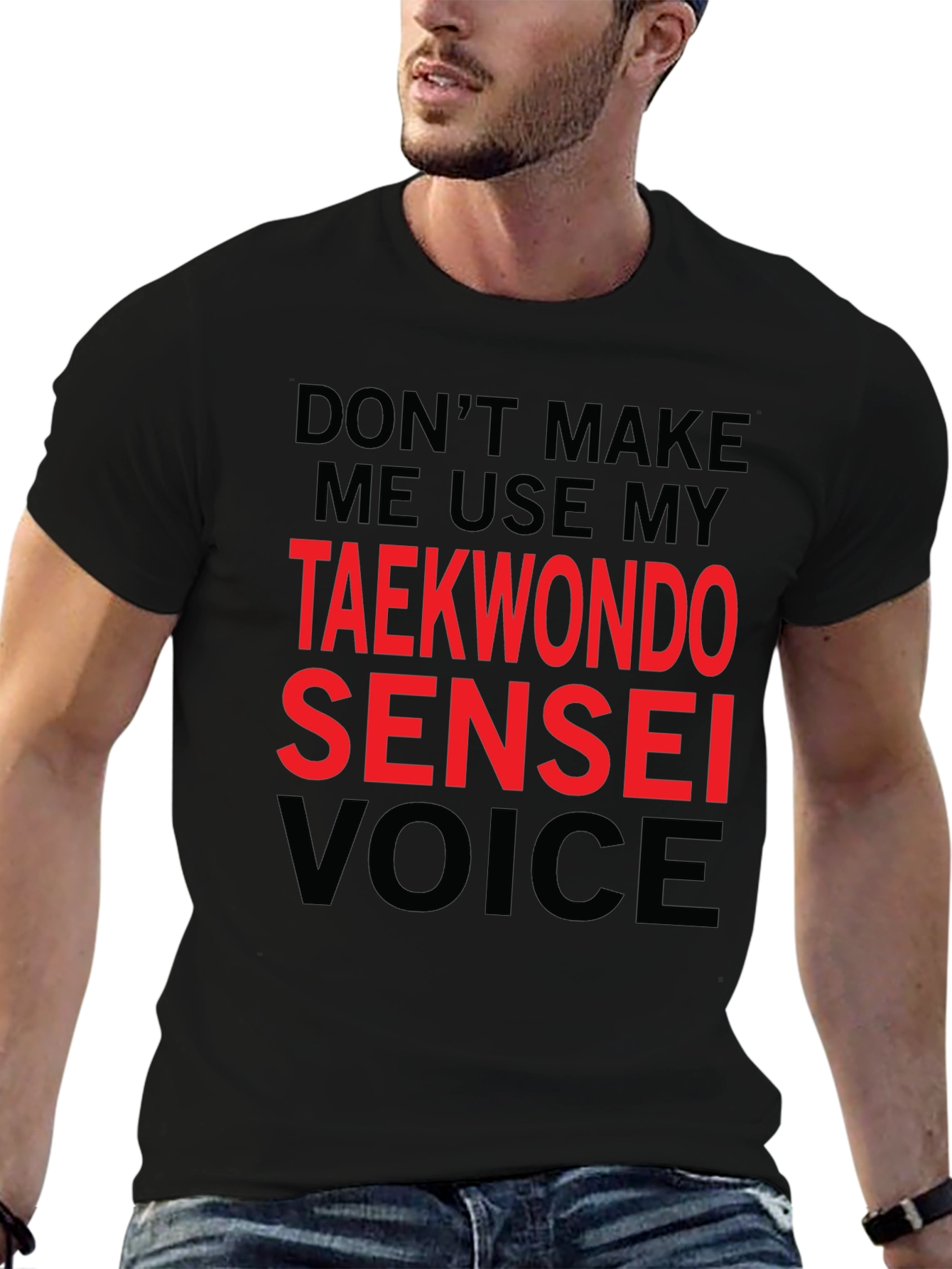 Taekwondo Sensei Voice Graphic T-Shirt
