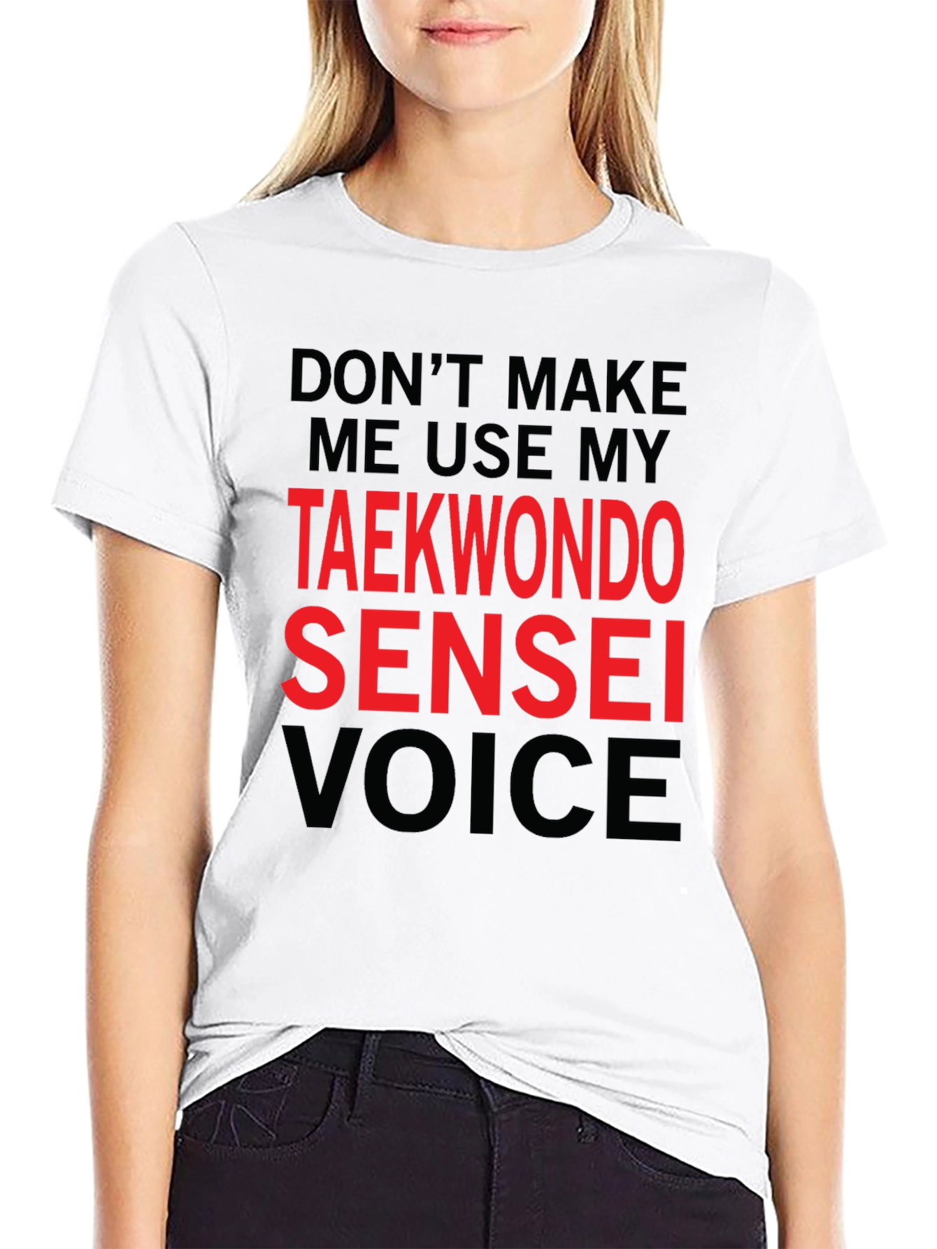Taekwondo Sensei Voice Graphic T-Shirt