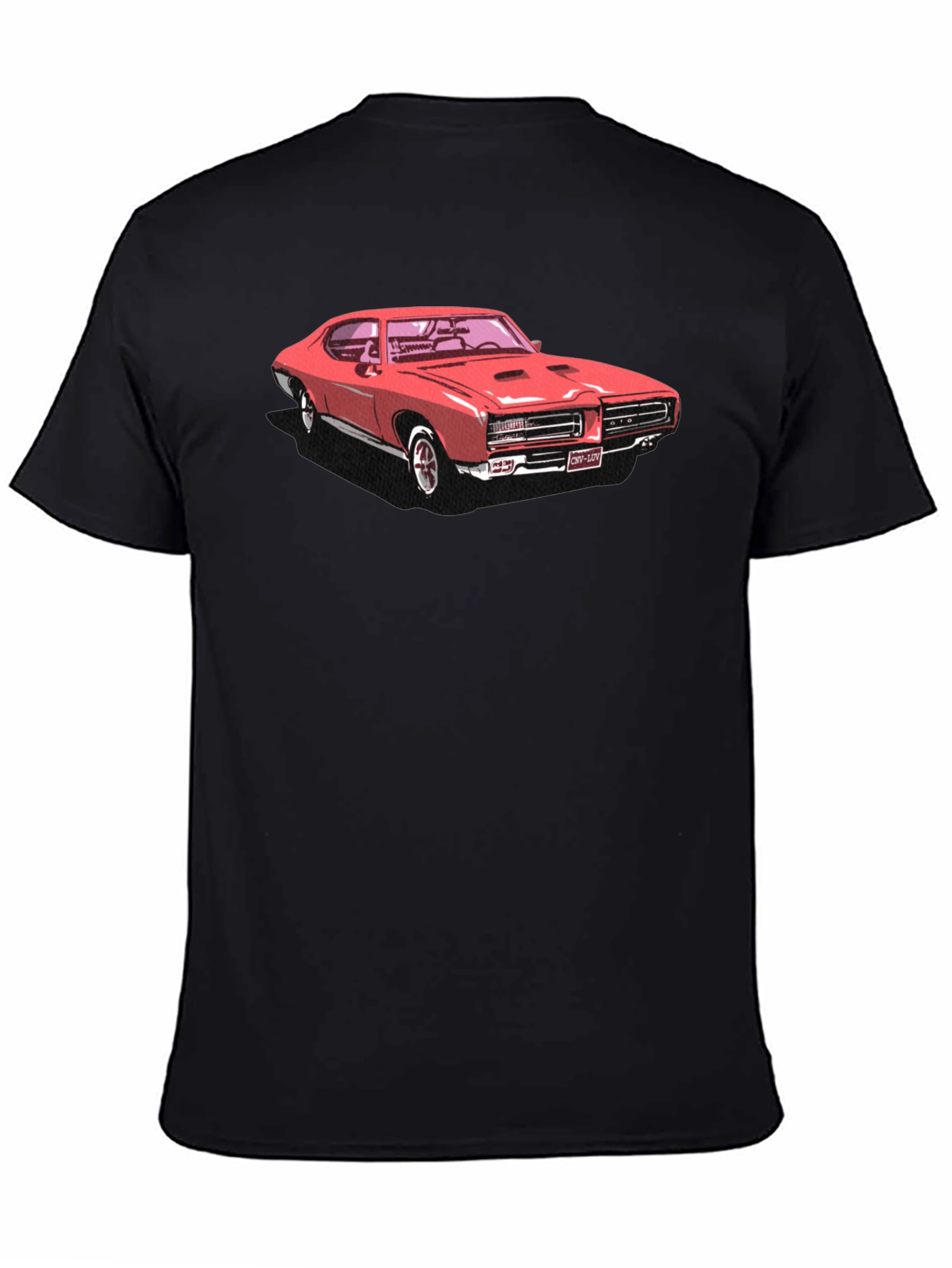 Classic Red Car Graphic T-Shirt - Retro Cool!