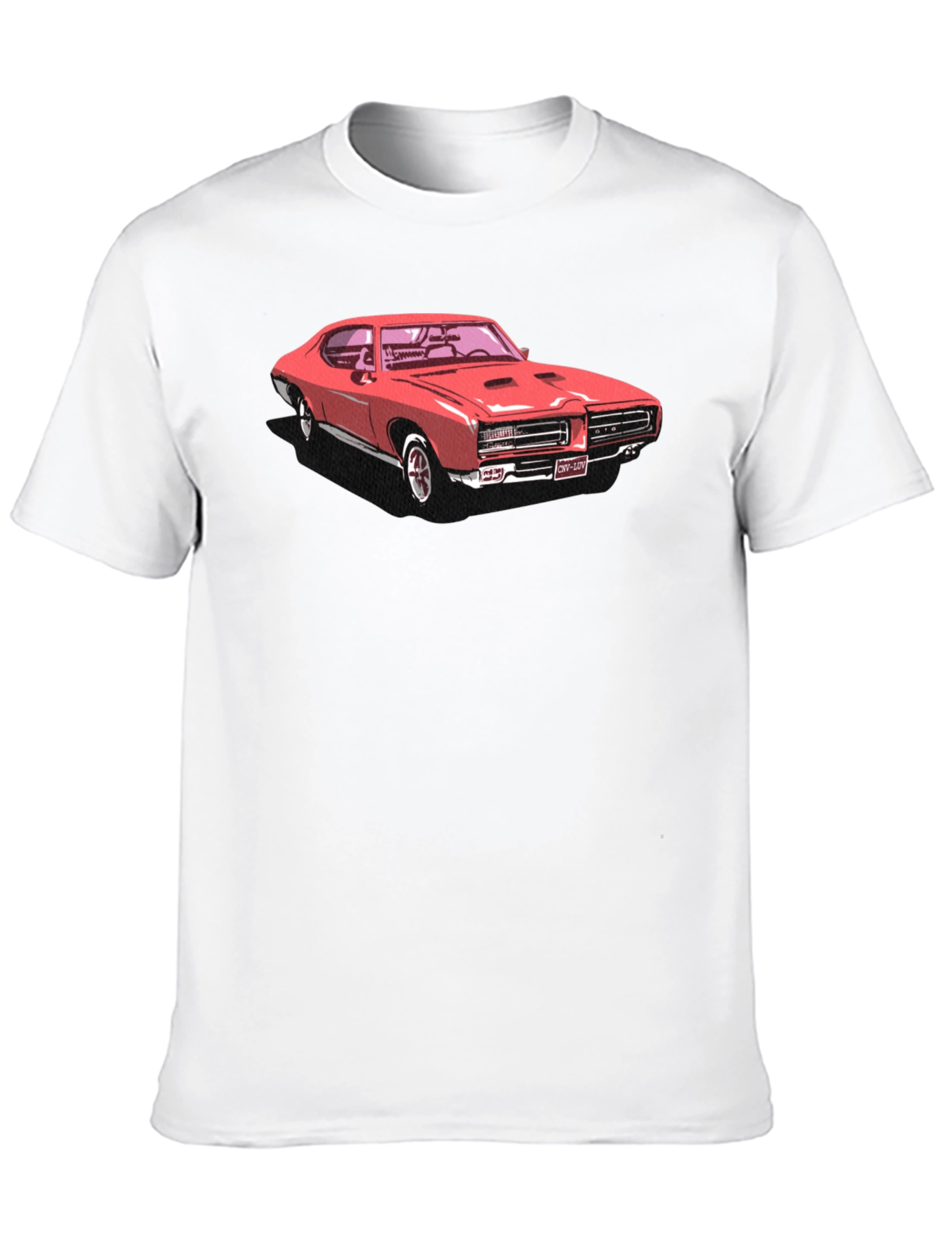 Classic Red Car Graphic T-Shirt - Retro Cool!