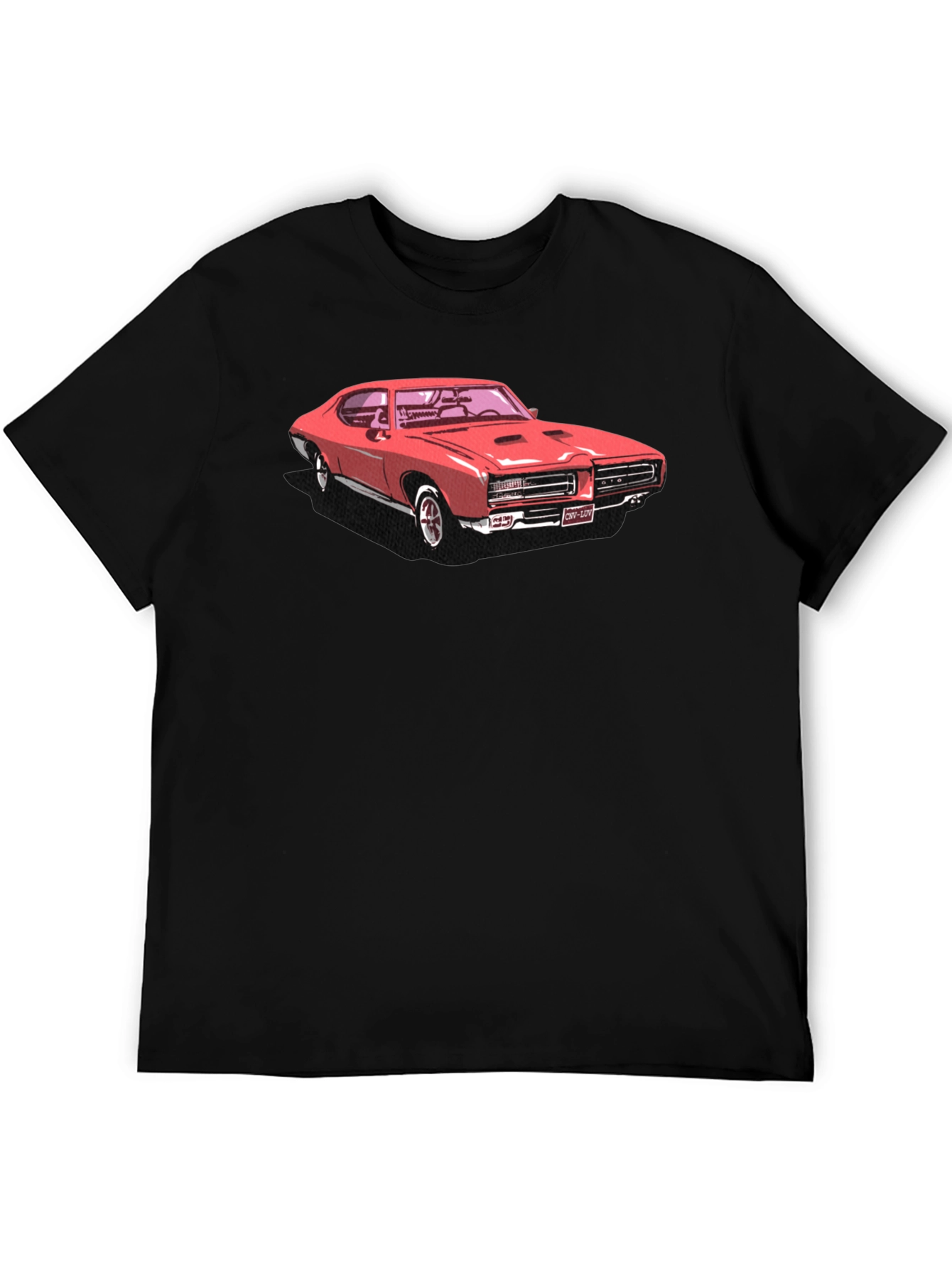 Classic Red Car Graphic T-Shirt - Retro Cool!