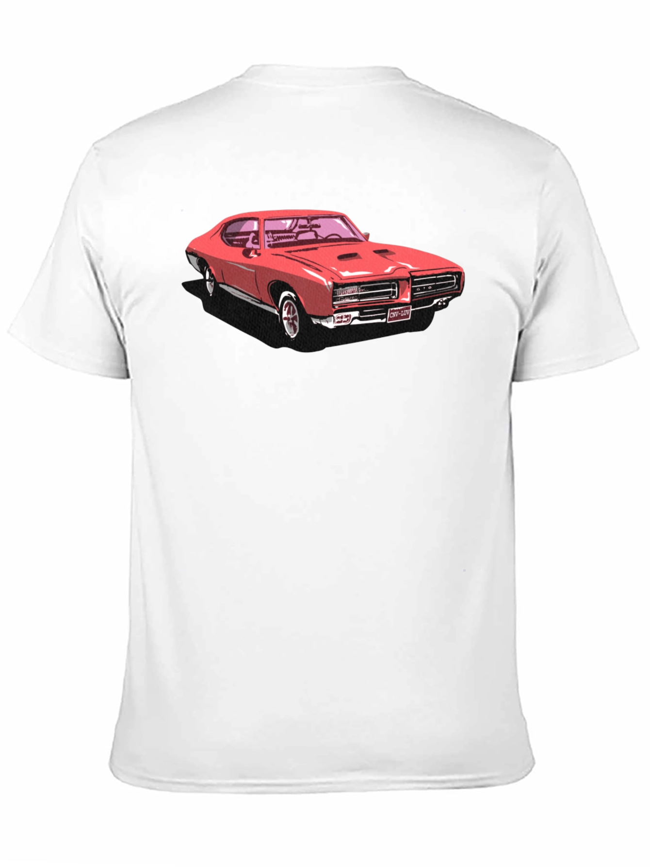 Classic Red Car Graphic T-Shirt - Retro Cool!