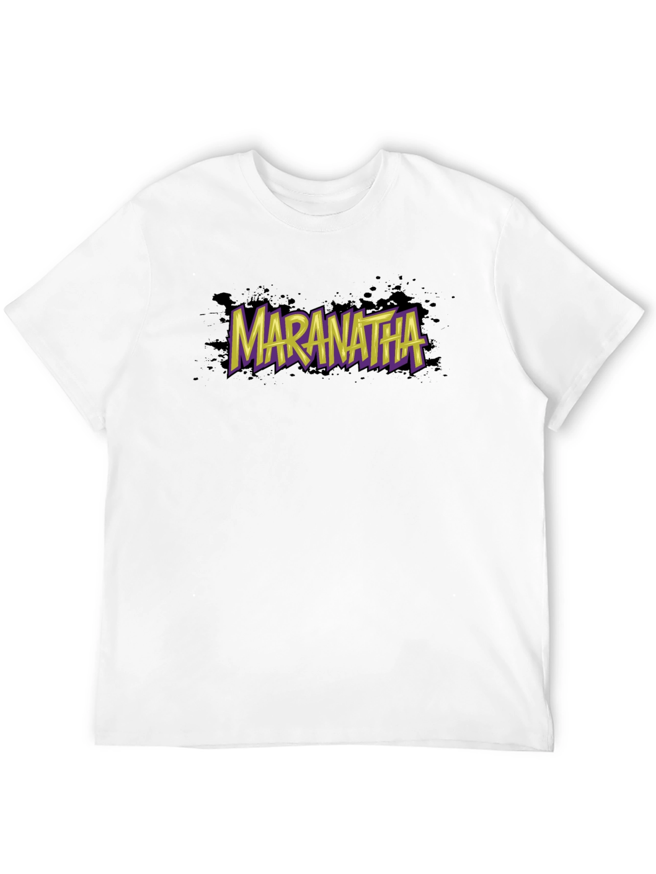 Maranatha Graphic T-Shirt - Stylish Black Tee