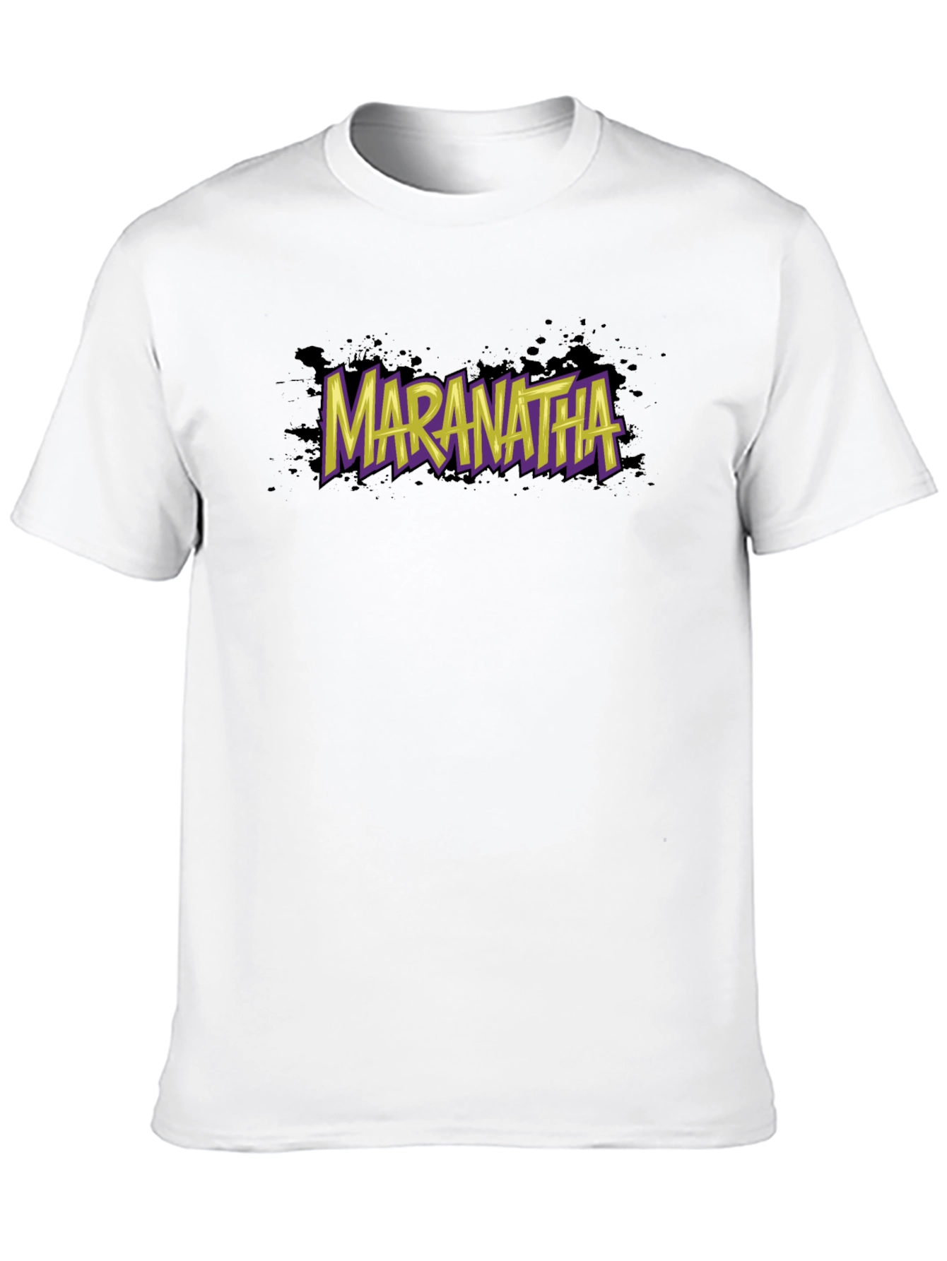 Maranatha Graphic T-Shirt - Stylish Black Tee