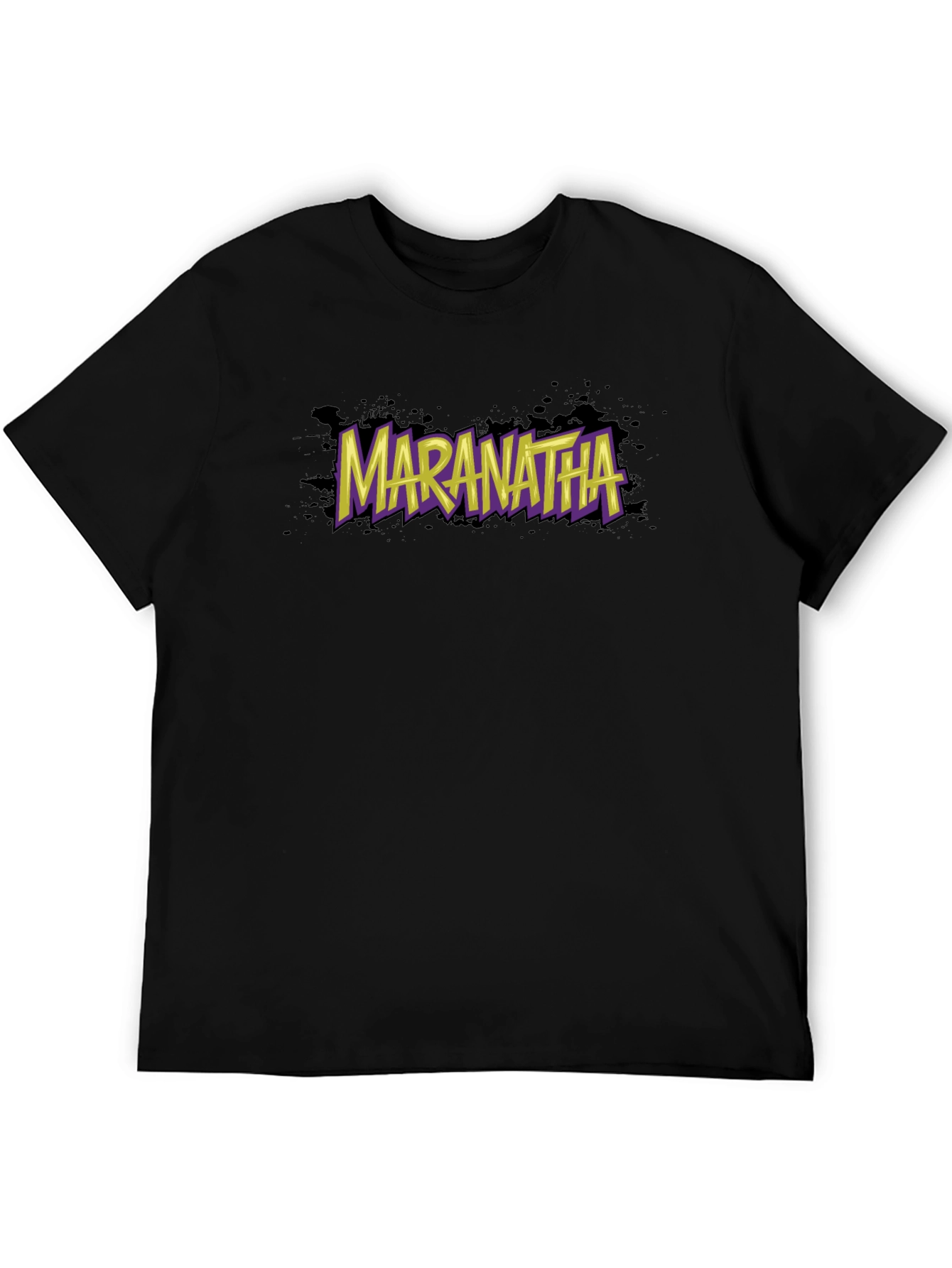 Maranatha Graphic T-Shirt - Stylish Black Tee