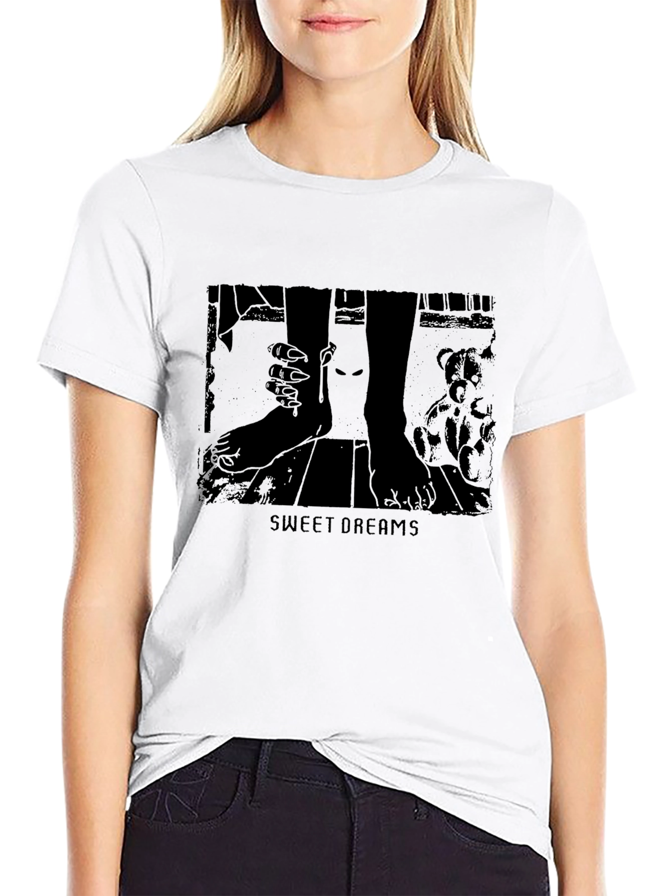 Sweet Dreams Graphic T-Shirt - Black