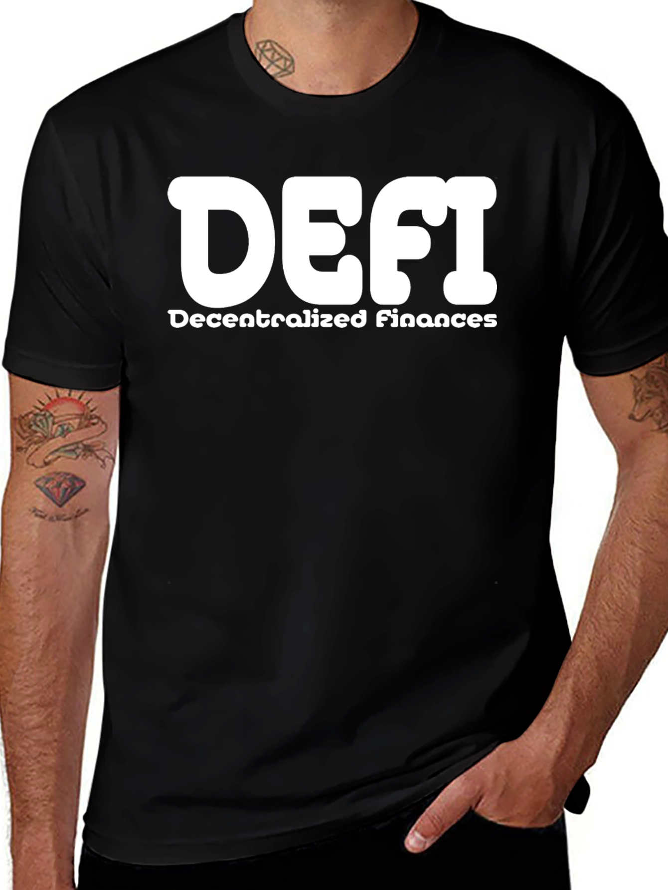 DEFI Decentralized Finance Black T-Shirt