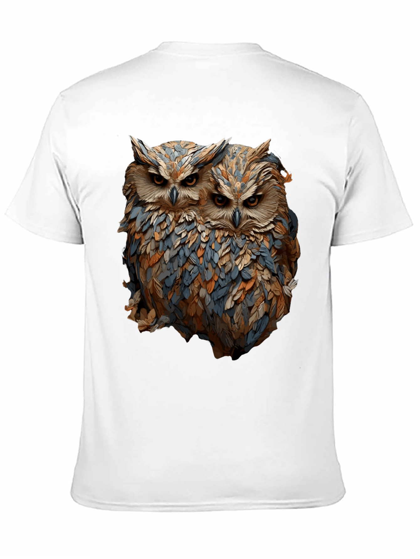 Owl Duo Graphic Tee - Unique Bird Lovers T-Shirt