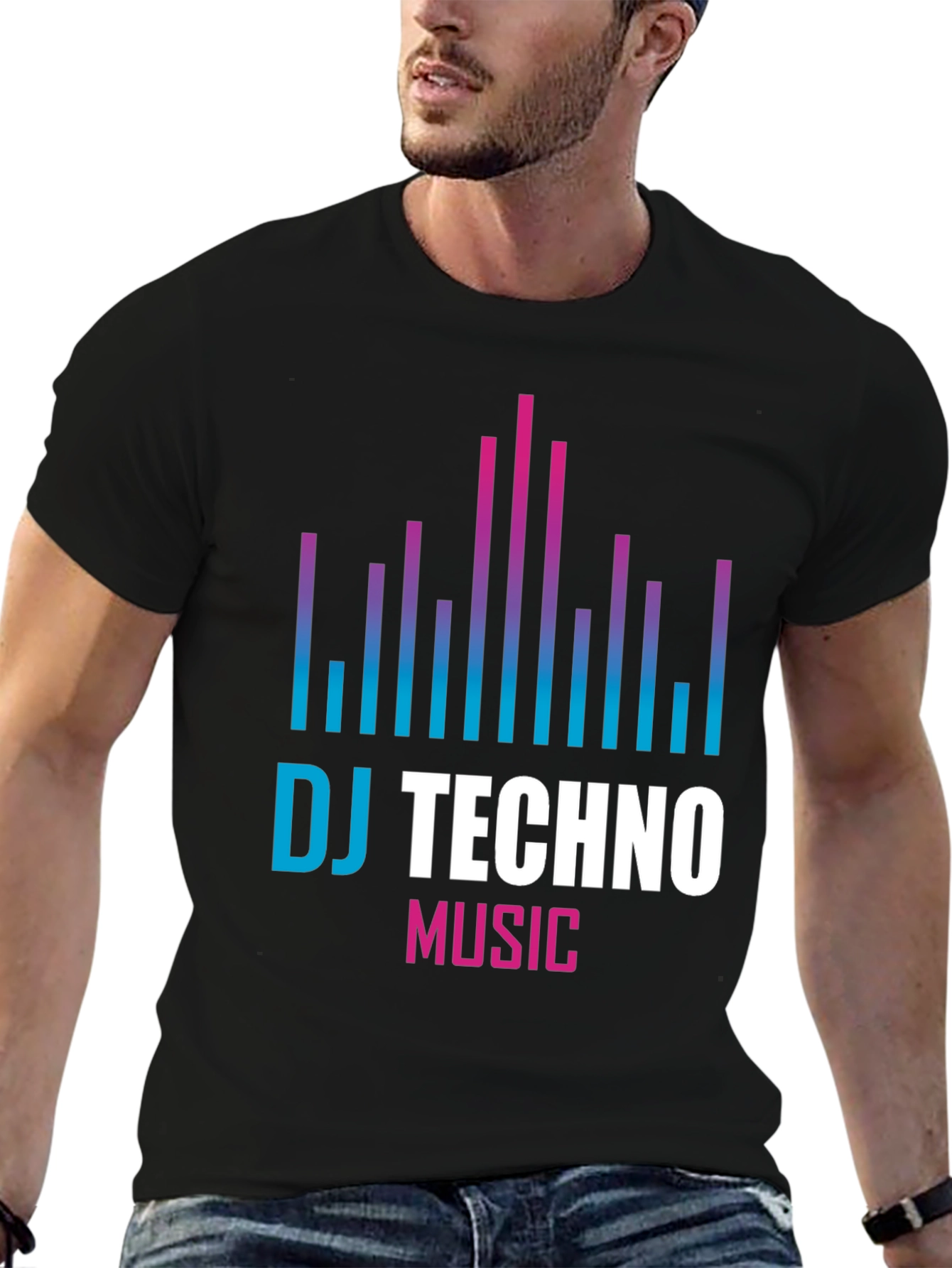 DJ Techno Music Graphic T-Shirt