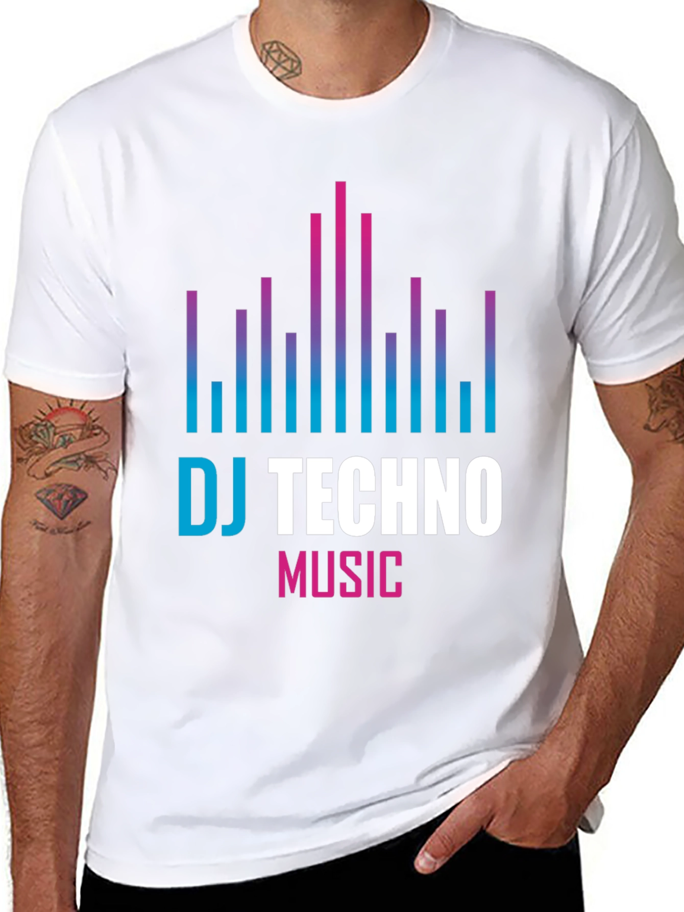 DJ Techno Music Graphic T-Shirt