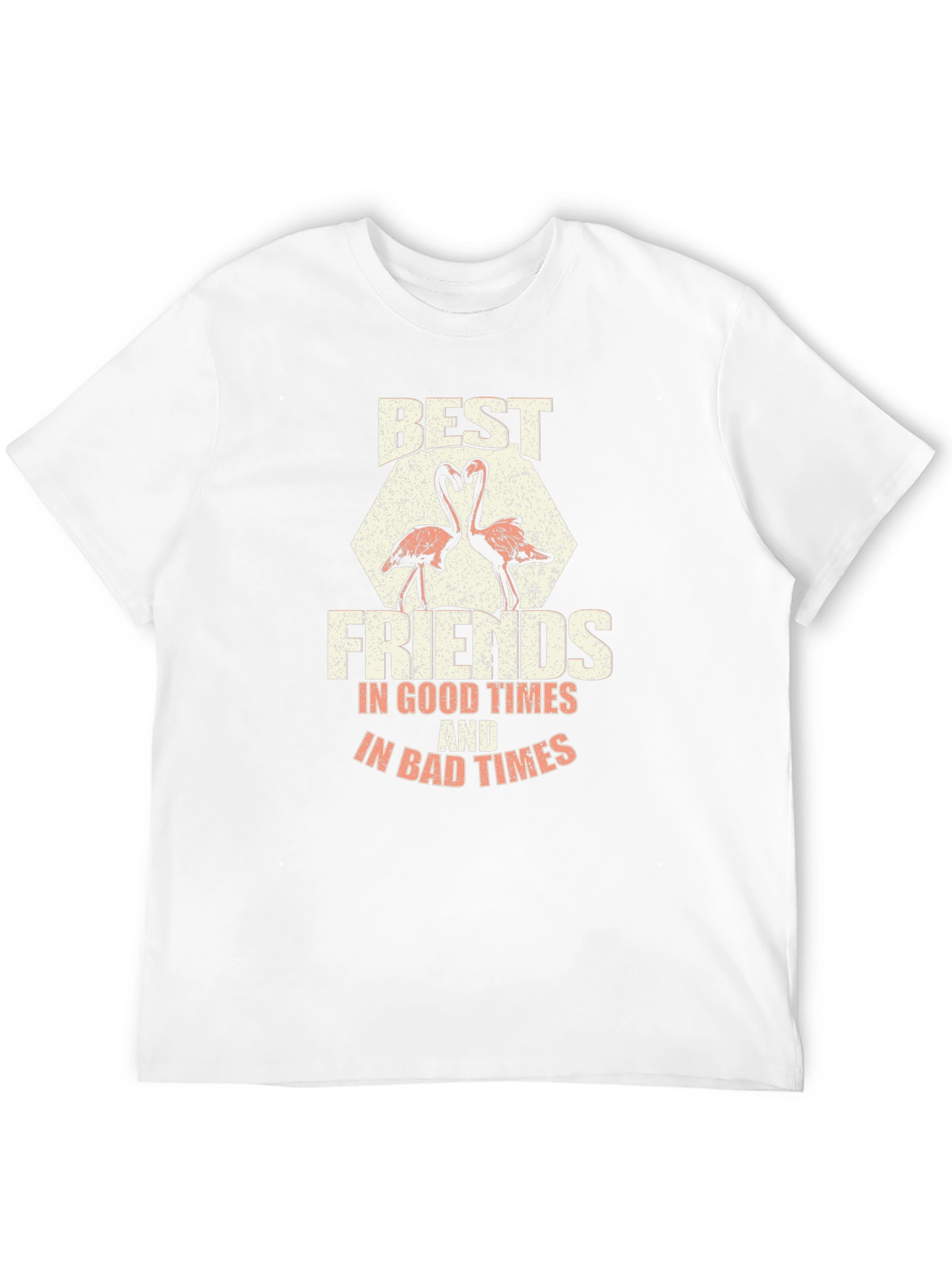 Best Friends Flamingo Graphic T-Shirt