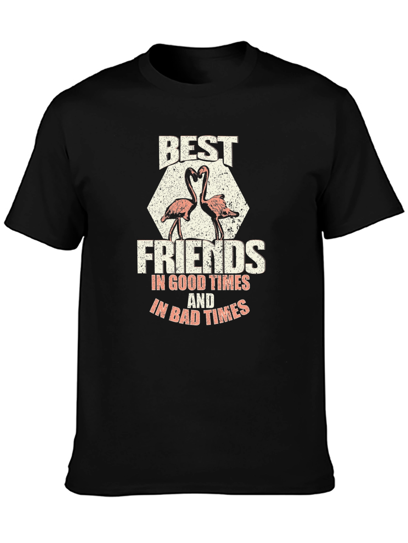 Best Friends Flamingo Graphic T-Shirt