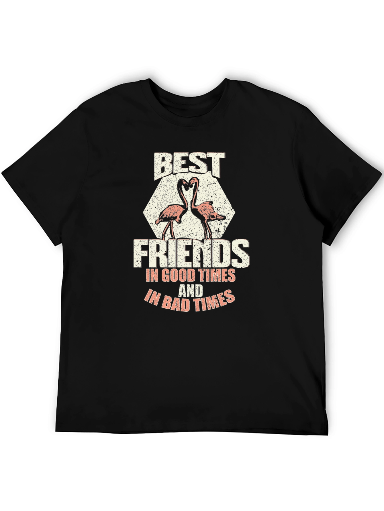 Best Friends Flamingo Graphic T-Shirt